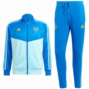 Boca Juniors Casual 3S presentation tracksuit 2022/23 - Adidas AntiOdor Treatment