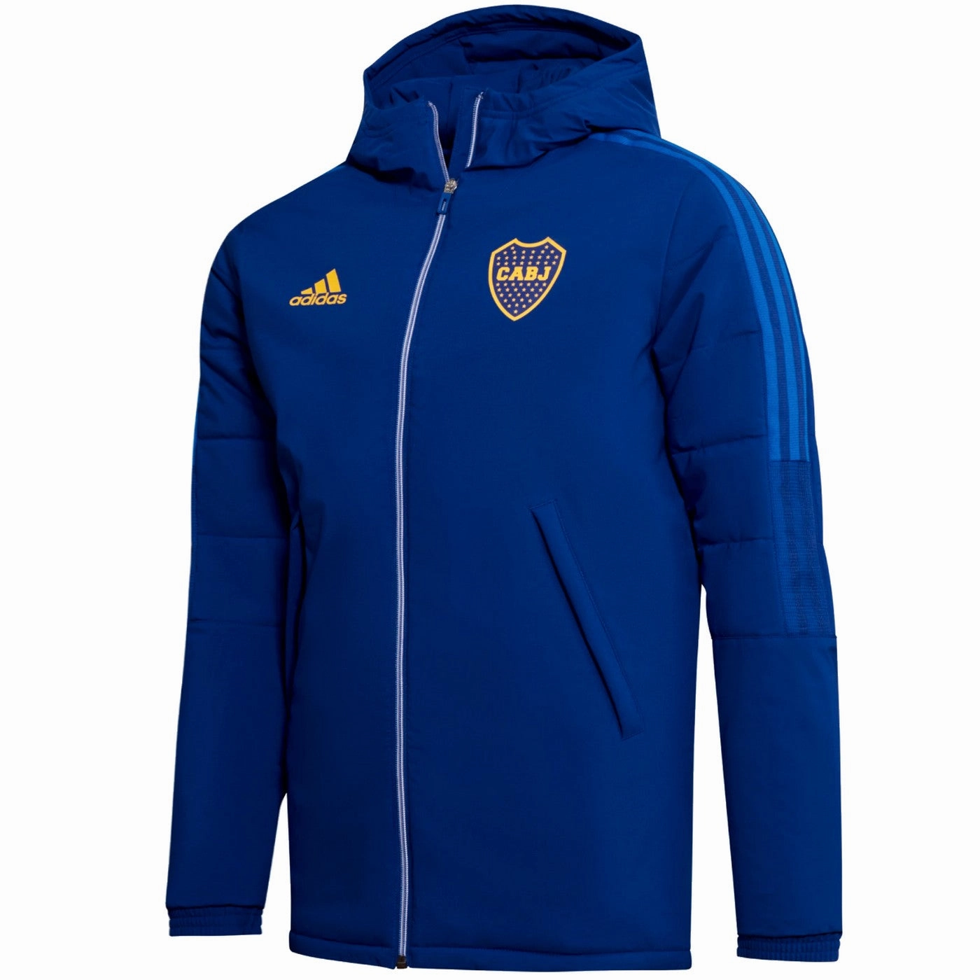 Boca Juniors soccer winter training bench jacket 2022 - Adidas PerformanceEnhancing
