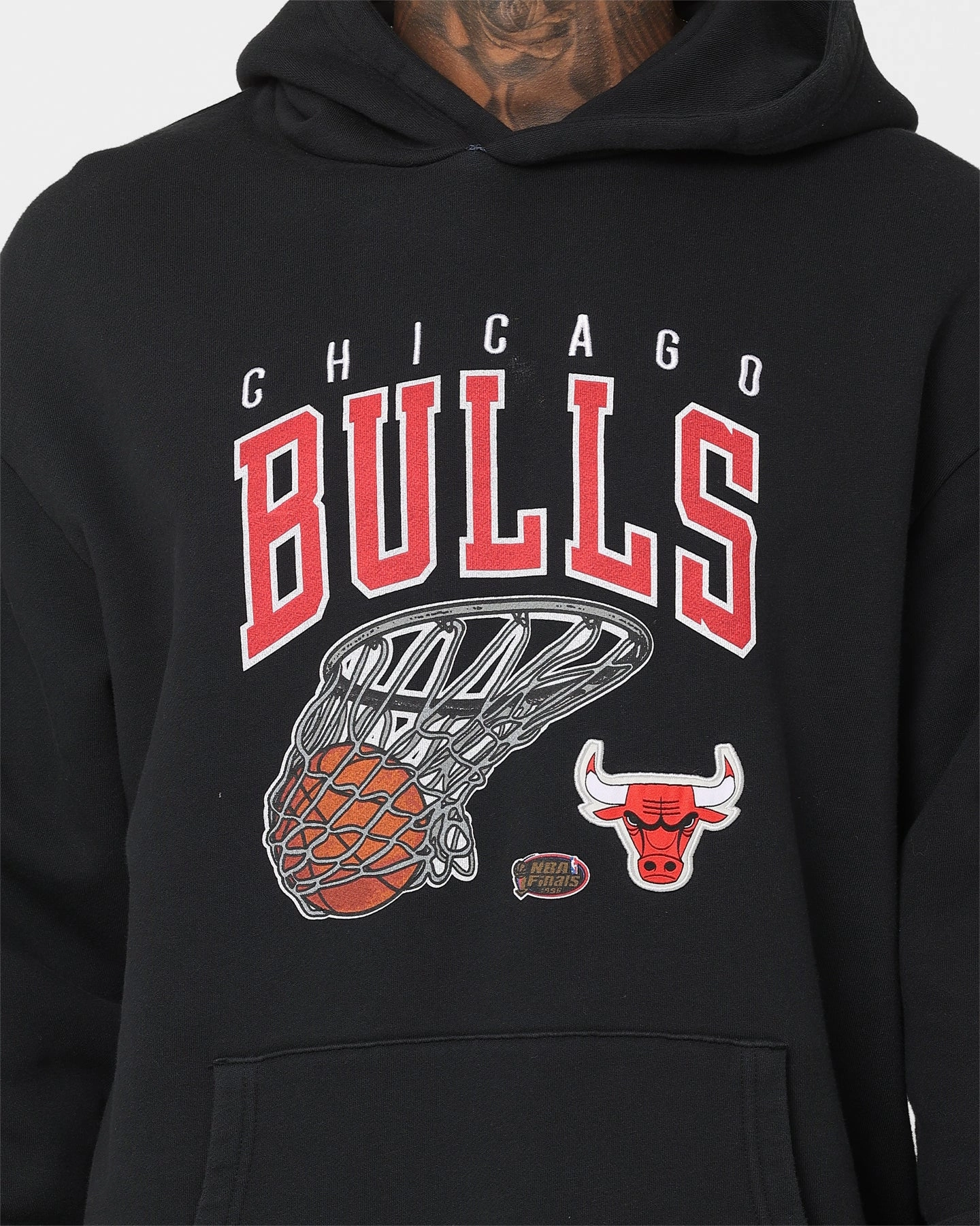 Mitchell & Ness Chicago Bulls Arch Net Hoodie All Day Use