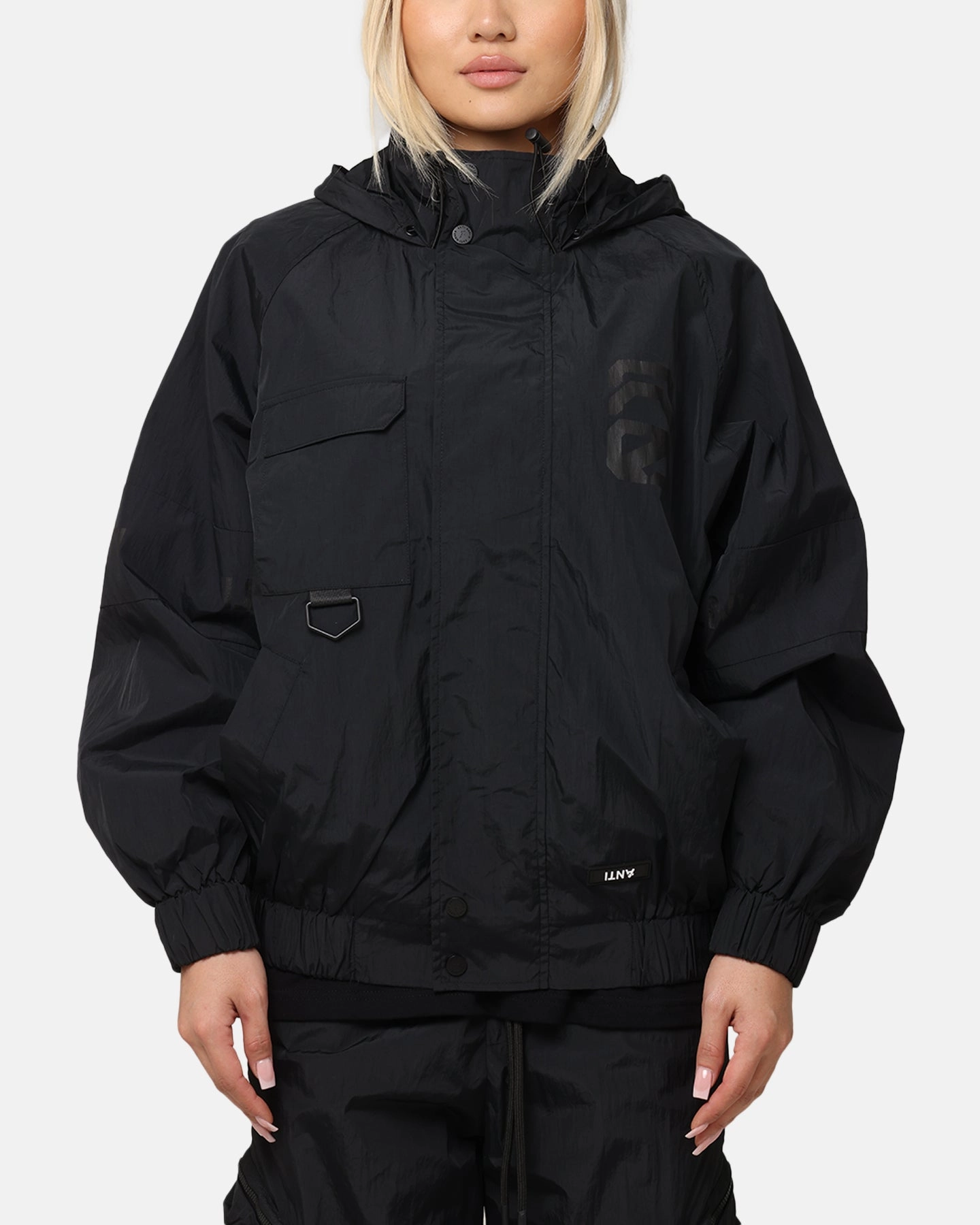 Engage Reflective accents The Anti Order Faction Windbreaker Jacket Black