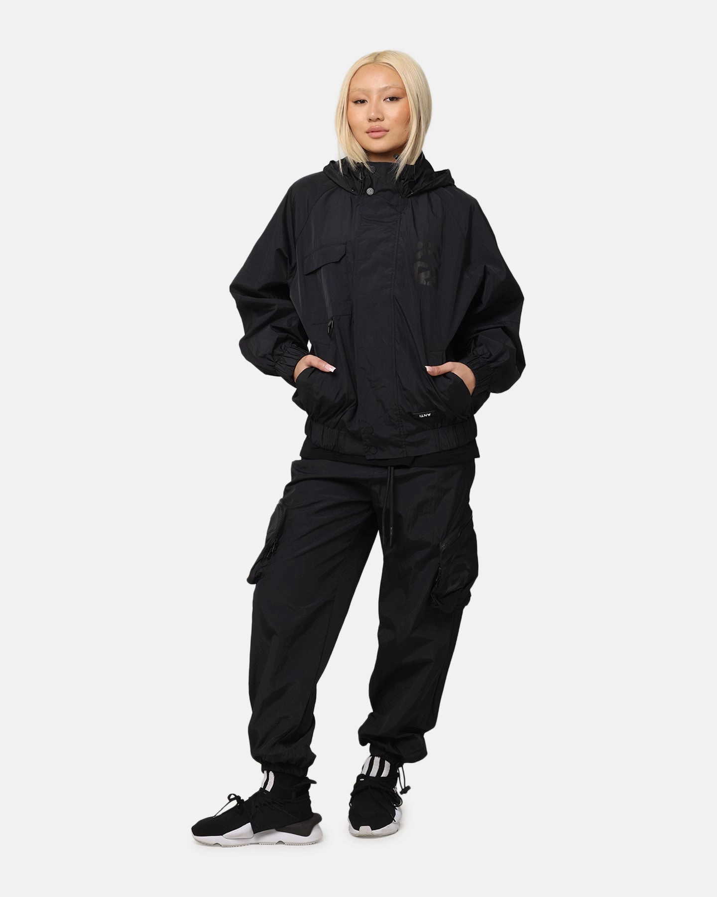 The Anti Order Faction Windbreaker Jacket Black Elastic Winter Comfort