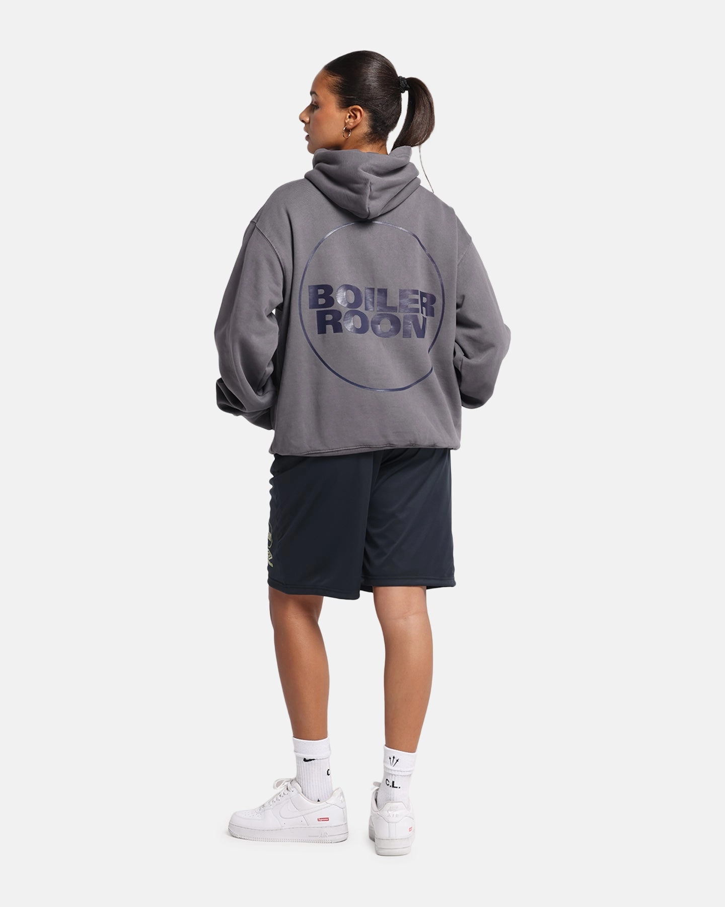 Boiler Room Core Boiler Room Hoodie Slate Fitted