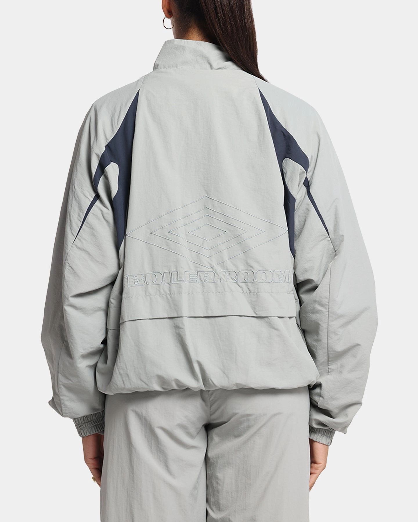 Ornamental Solution Boiler Room X Umbro Shell Track Jacket Grey