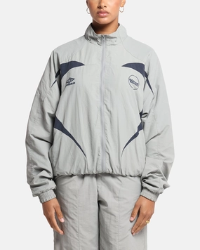Trail Function Printed Boiler Room X Umbro Shell Track Jacket Grey