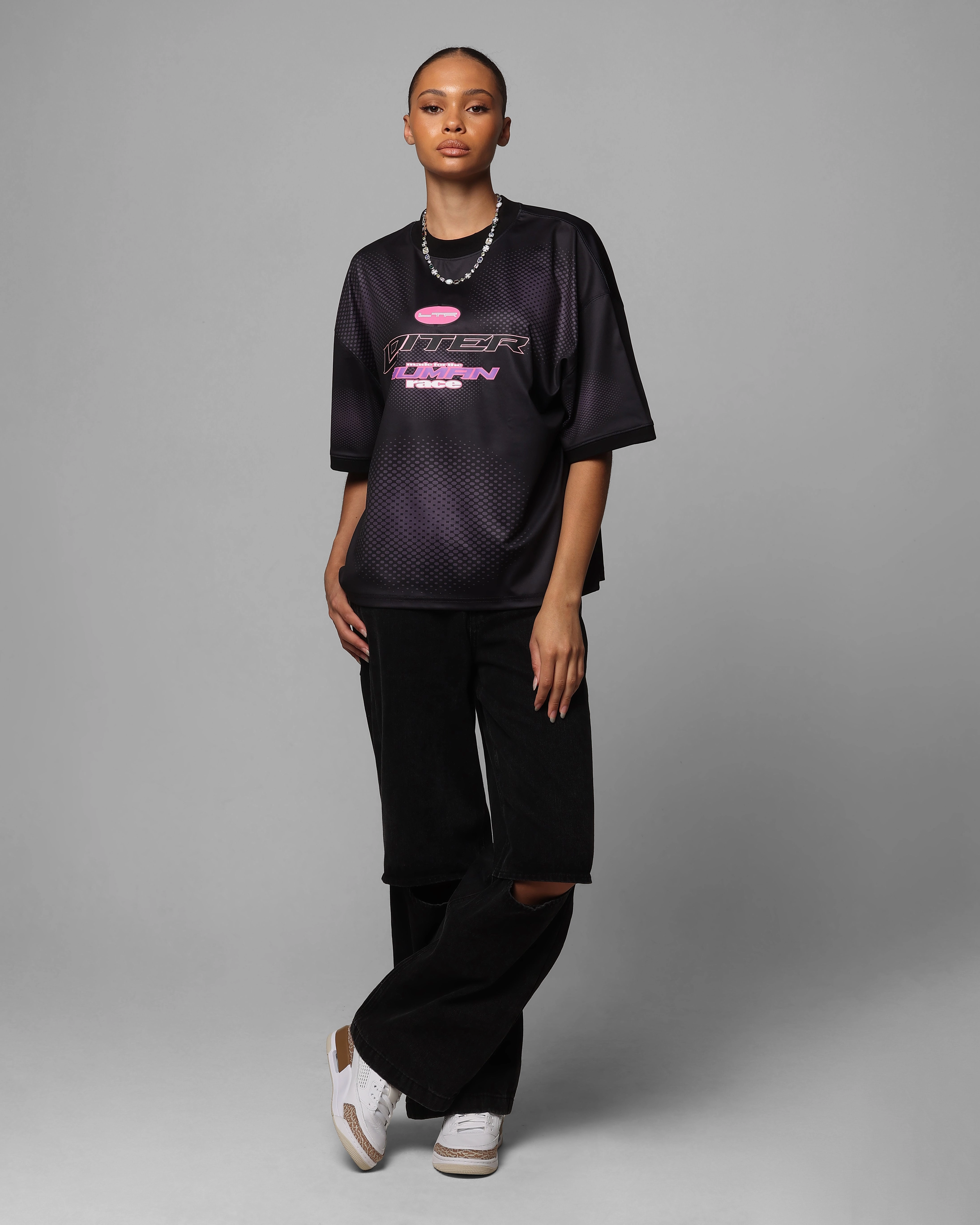 Trend Setter Smart Casual Classic Wear Saint Morta Covert Amplus Jeans Black Shadow