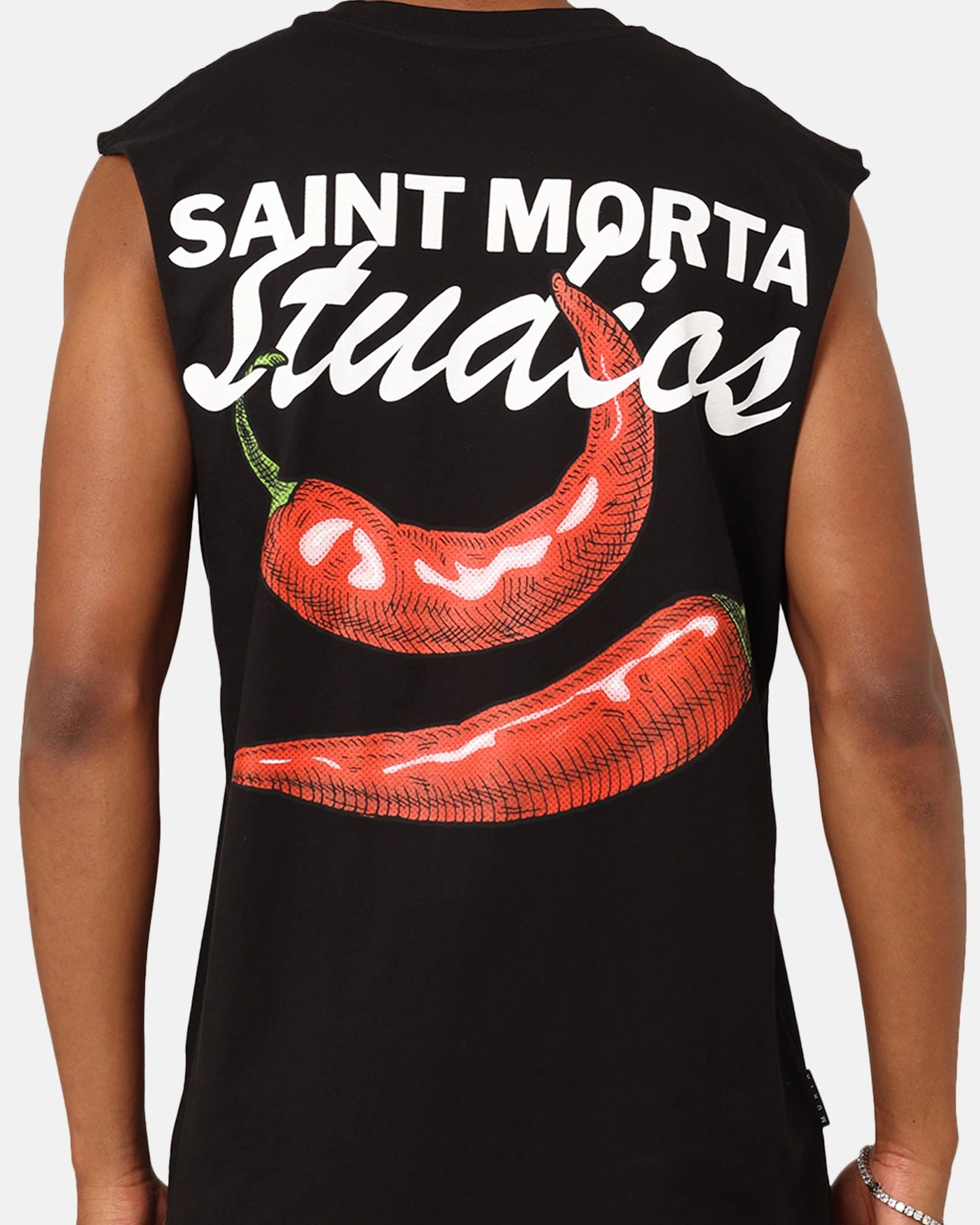 Saint Morta Chilli Fusion Muscle T-Shirt Black Fit For All Day