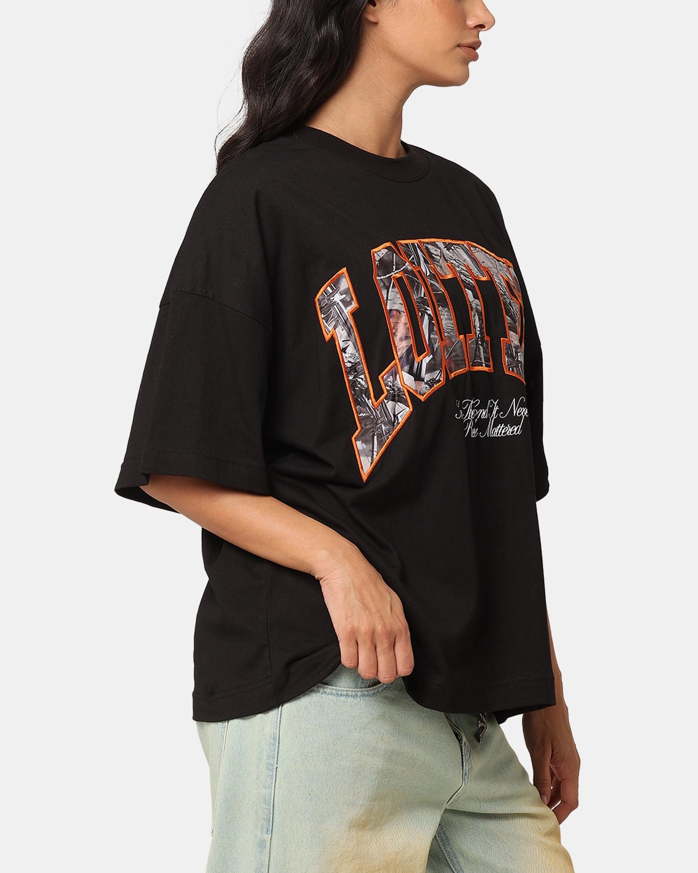 Fashion-Ready Loiter Hunter T-Shirt Black