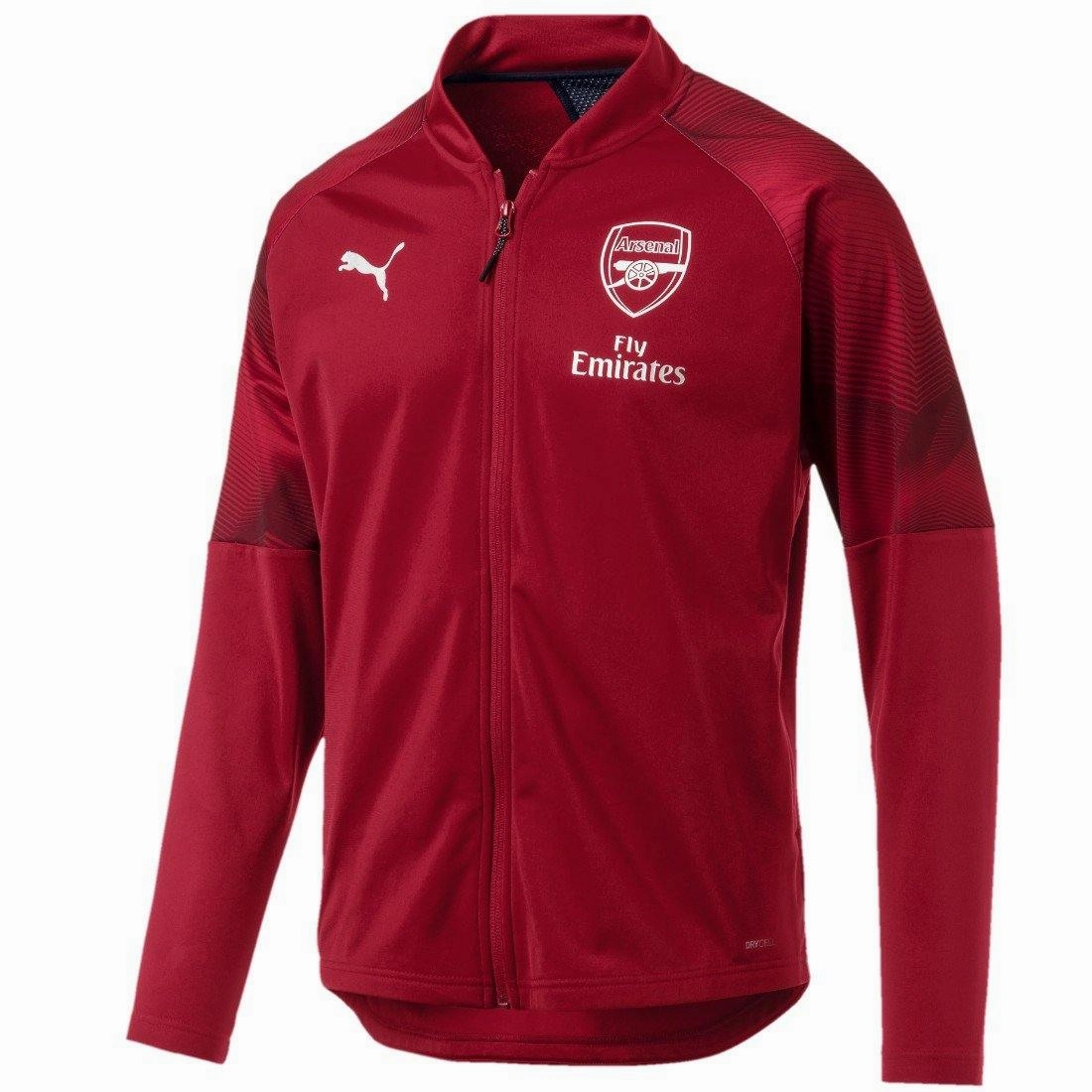 billiards VentilatedMeshPanels Arsenal soccer red/navy Pro presentation tracksuit 2019 - Puma