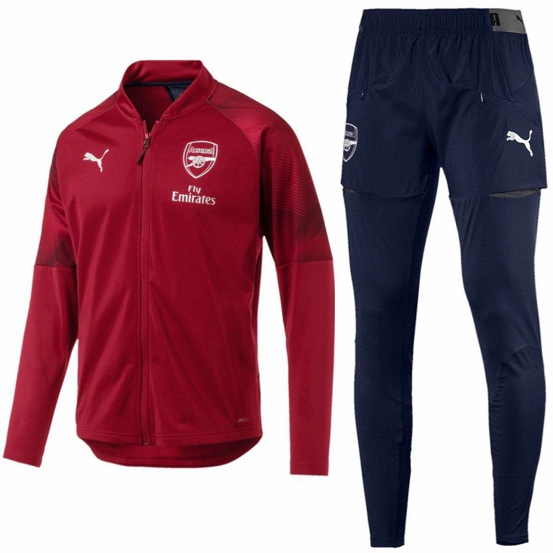 Arsenal soccer red/navy Pro presentation tracksuit 2019 - Puma dance studio