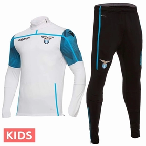 Kids - SS Lazio training technical soccer tracksuit 2018/19 - Macron Moisture Control Lining