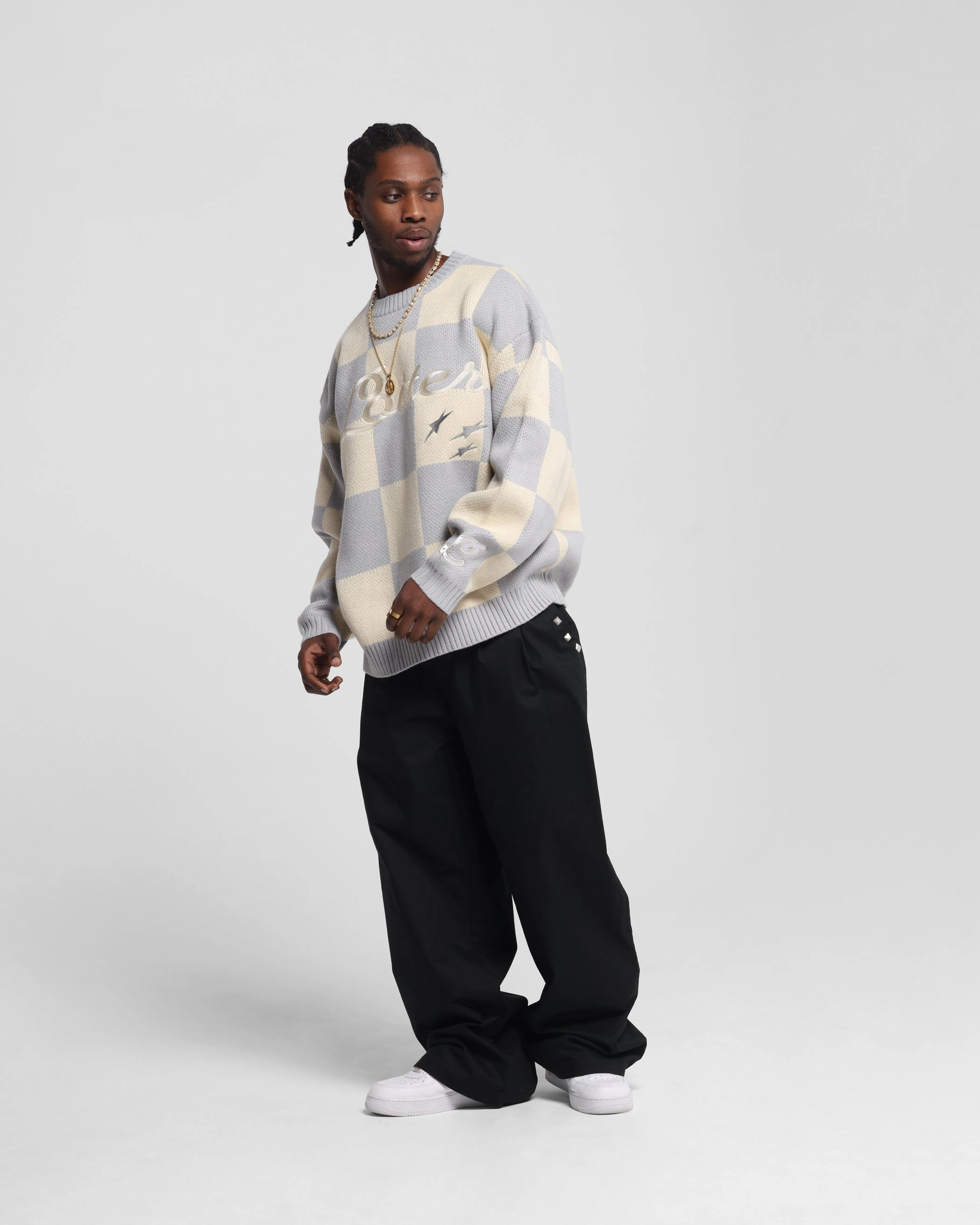 Non slip grip Sleek and Soft Loiter Atlas Trousers Black