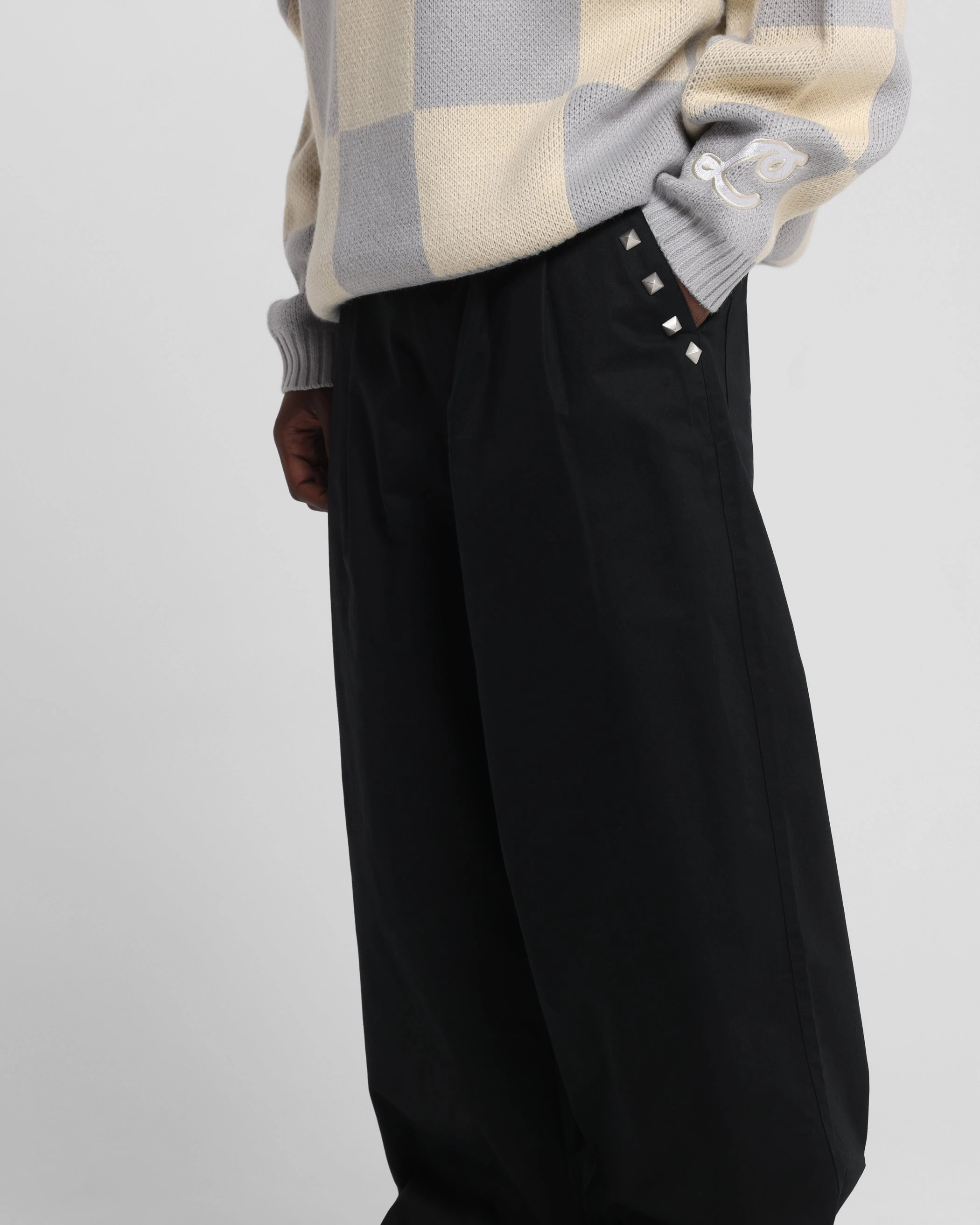 Seamless Waistband Chilly Comfort Loiter Atlas Trousers Black