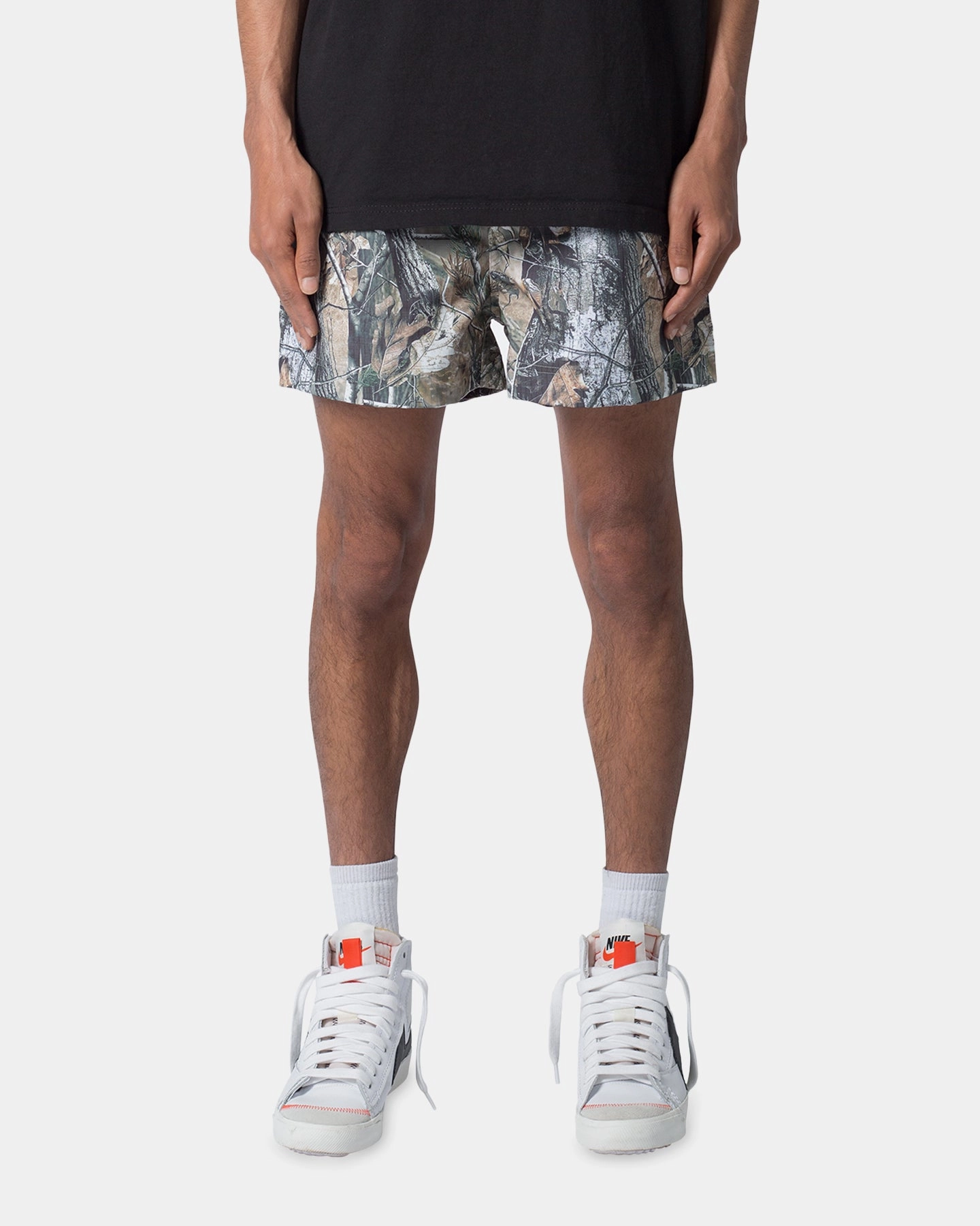 sophisticated appearance MNML Summer Shorts Branch Camo