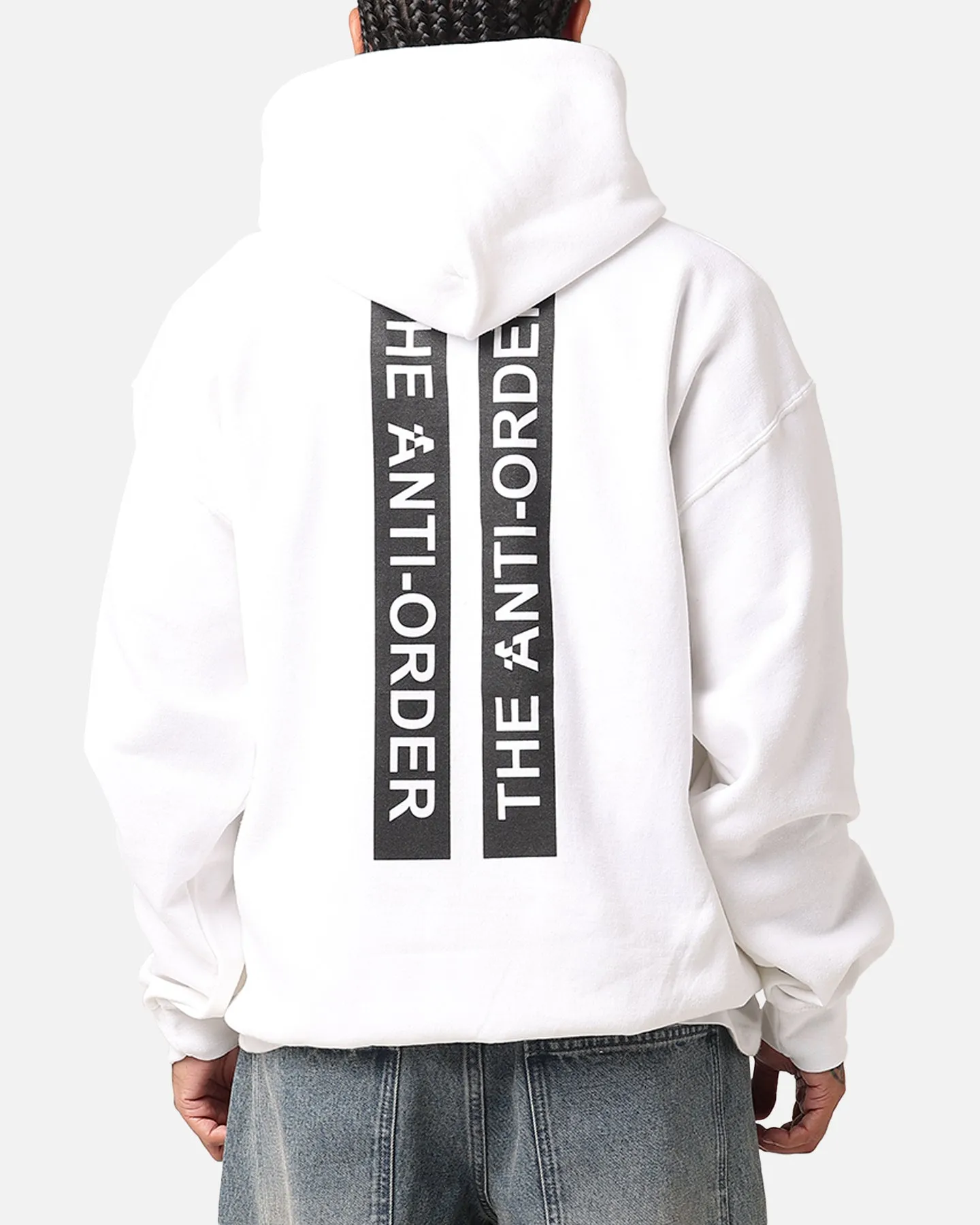 Casual Comfort The Ant Order Anti Merch Hoodie White