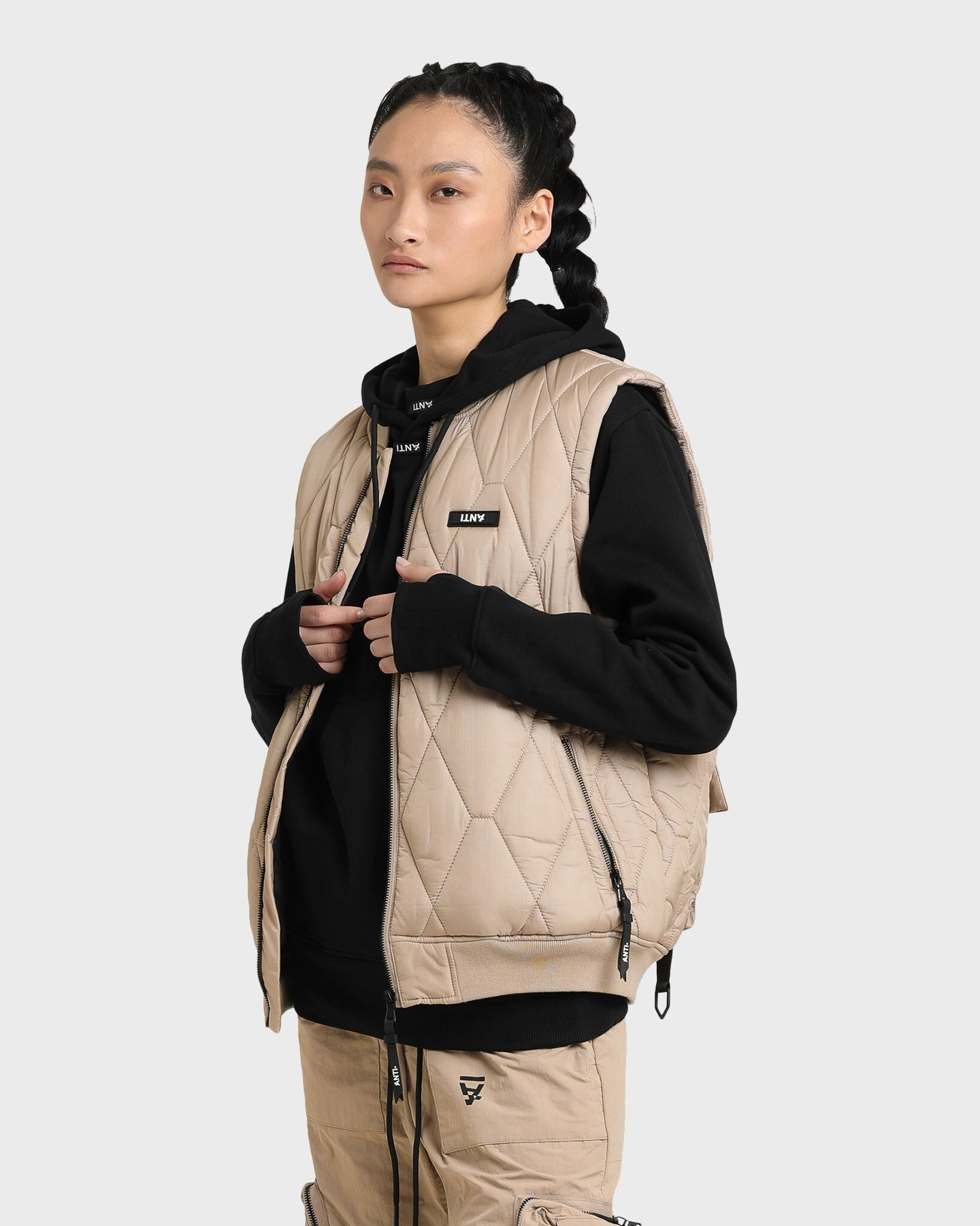 The Anti Order CHKDSK Tactical Vest Bone Striped Quick Layering