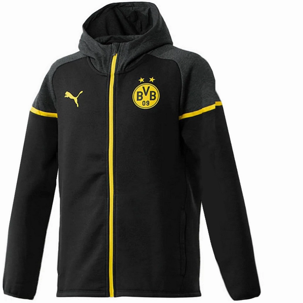 Borussia Dortmund Casual hooded presentation tracksuit 2023/24 - Puma NonChafing Edge Binding