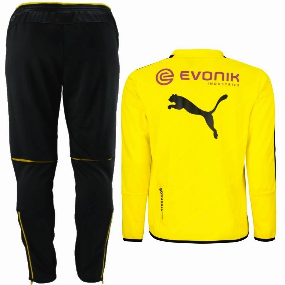 Borussia Dortmund Training Sweat tracksuit 2015/16 yellow - Puma Energy Apparel Hybrid Weave Technology