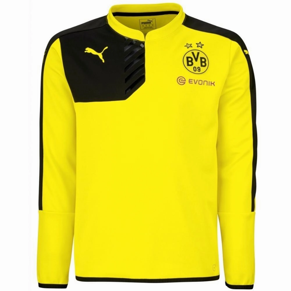 Borussia Dortmund Training Sweat tracksuit 2015/16 yellow - Puma sneaker venue