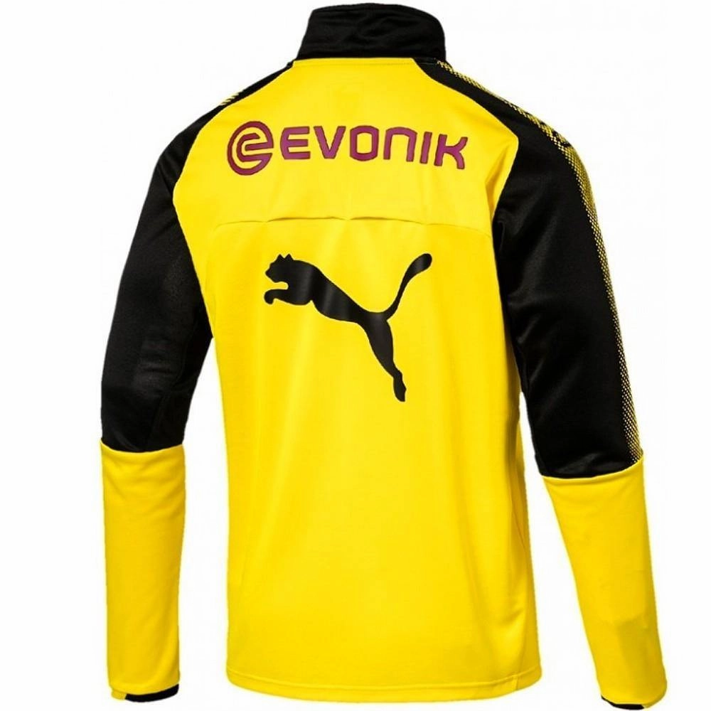 embroidery Geometric Shapes Borussia Dortmund Training Technical Soccer Tracksuit 2017/18 - Puma