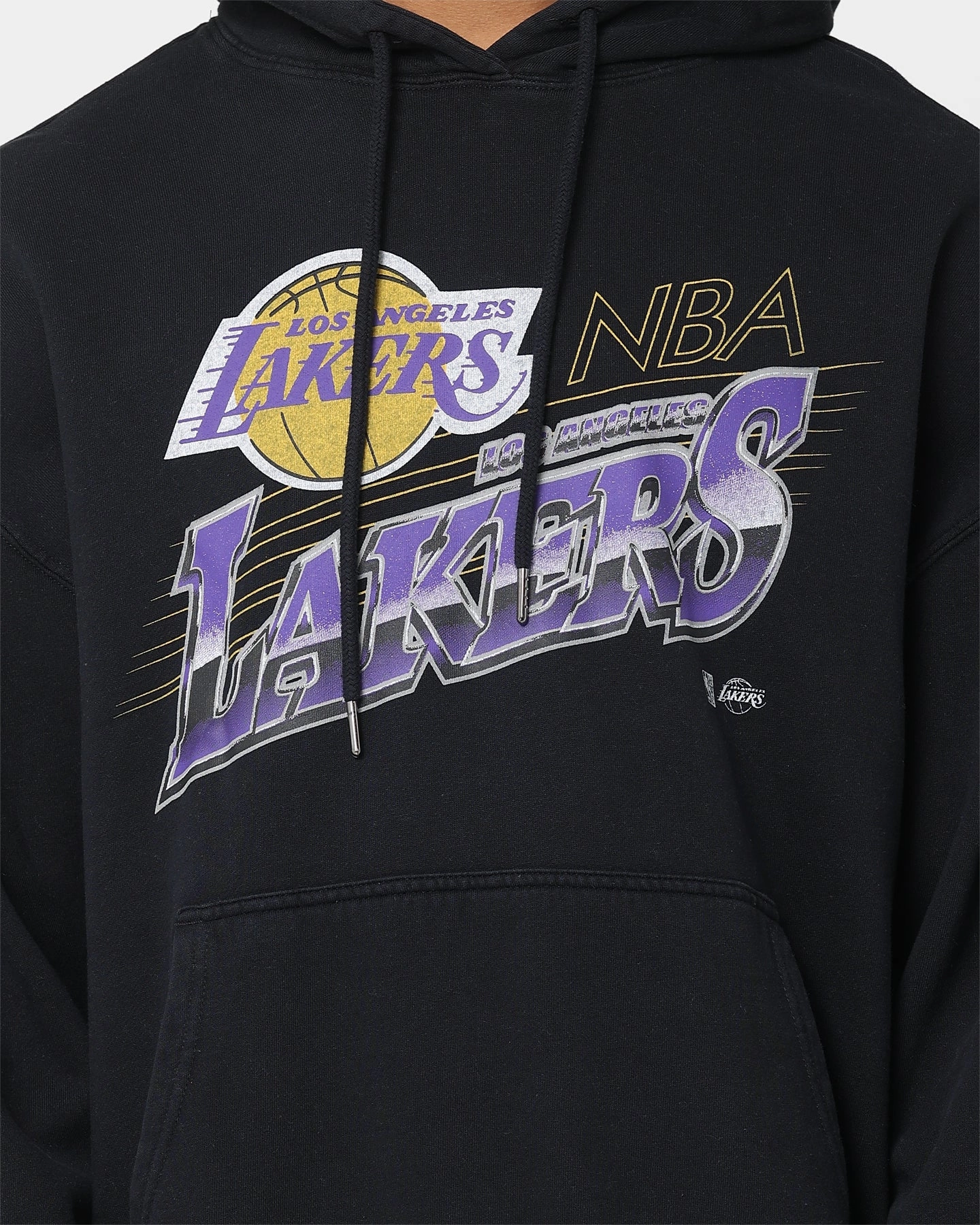 Mitchell & Ness Los Angeles Lakers Last Second Shot Hoodie Faded Black suitable for beauty pageants