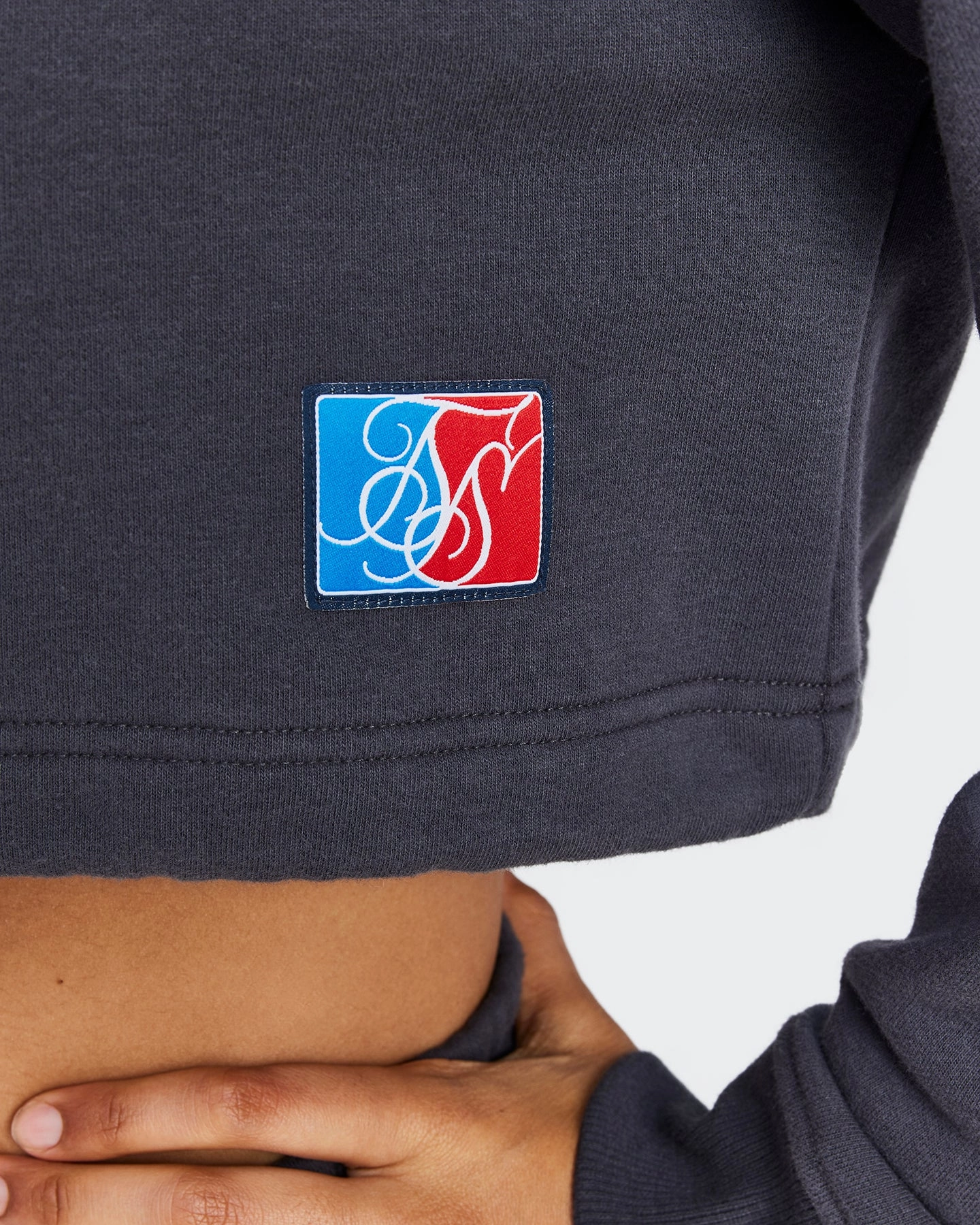 Schedule Sik Silk Women's Space Jam x SIK SILK Cropped Hoodie Dark Grey