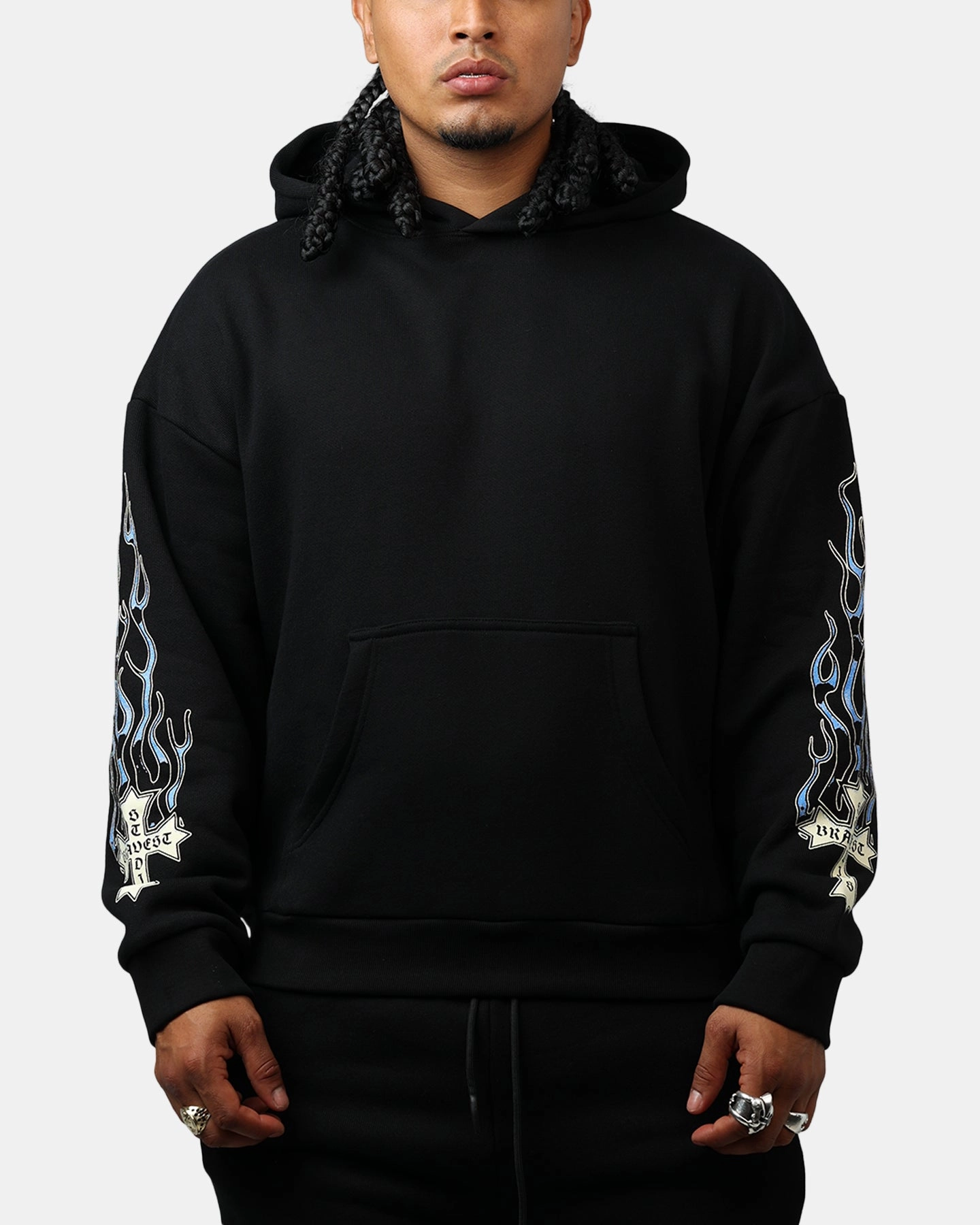 Active Movement System Bravest Eternal Hoodie Black/Blue