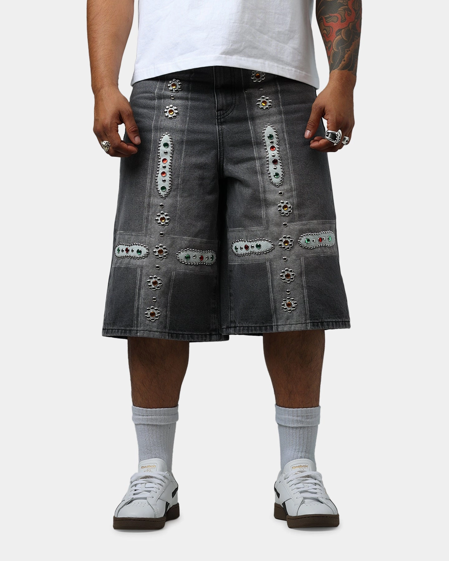 souvenir choice Bravest Sapphire Jorts Black Wash