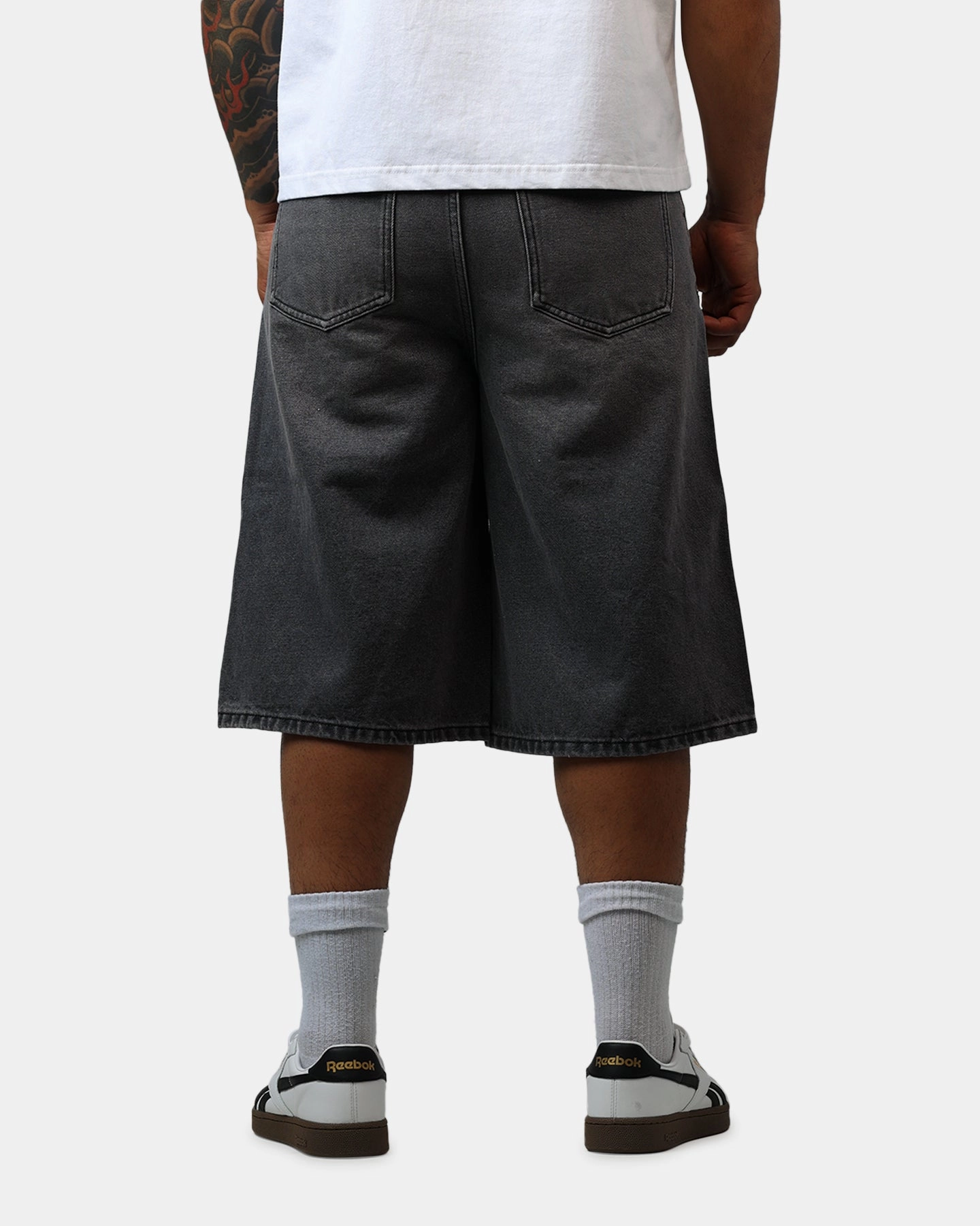 Bravest Sapphire Jorts Black Wash Snag Free Fabric Technology Sun Ready