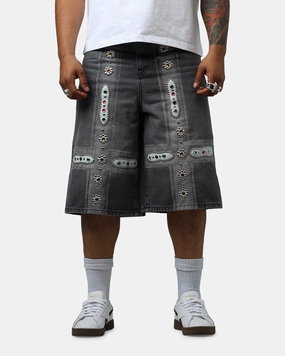 souvenir choice Bravest Sapphire Jorts Black Wash