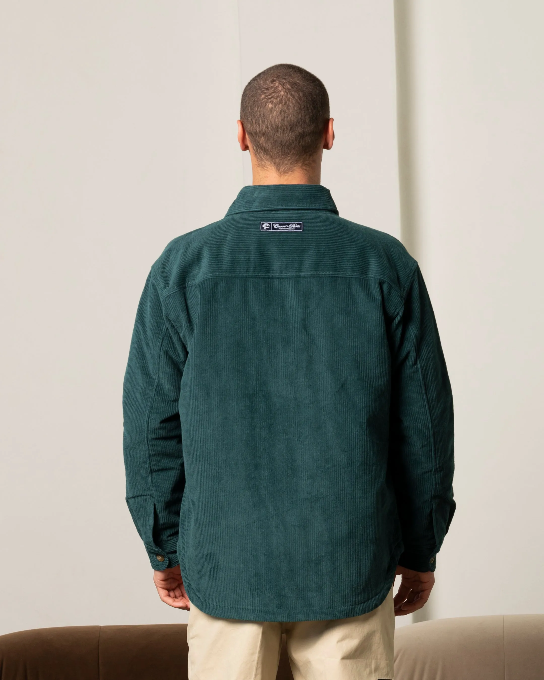 Carre Corduroy Trade Jacket Forest Green Clean Cut