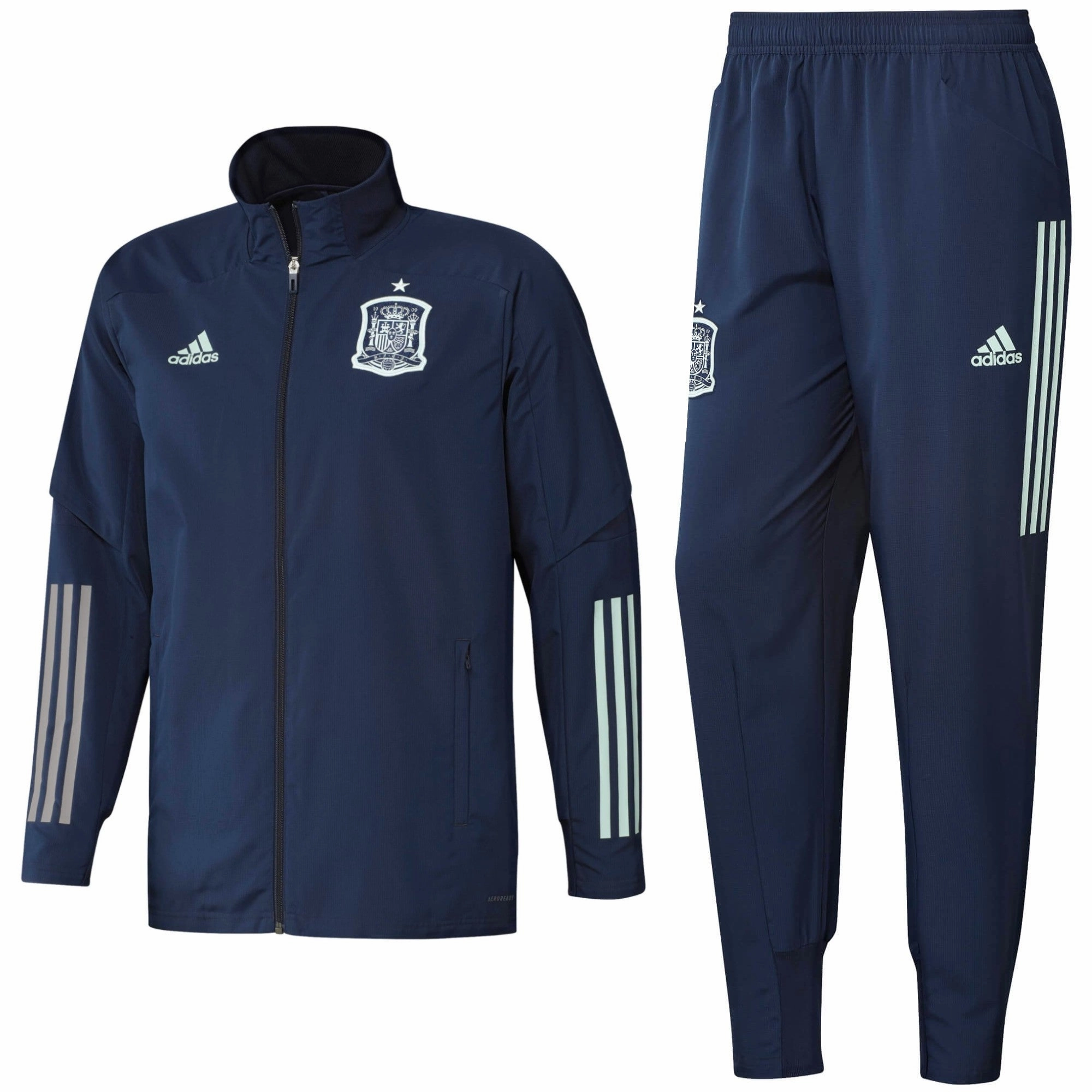 Spain navy presentation Soccer tracksuit 2020/21 - Adidas invention