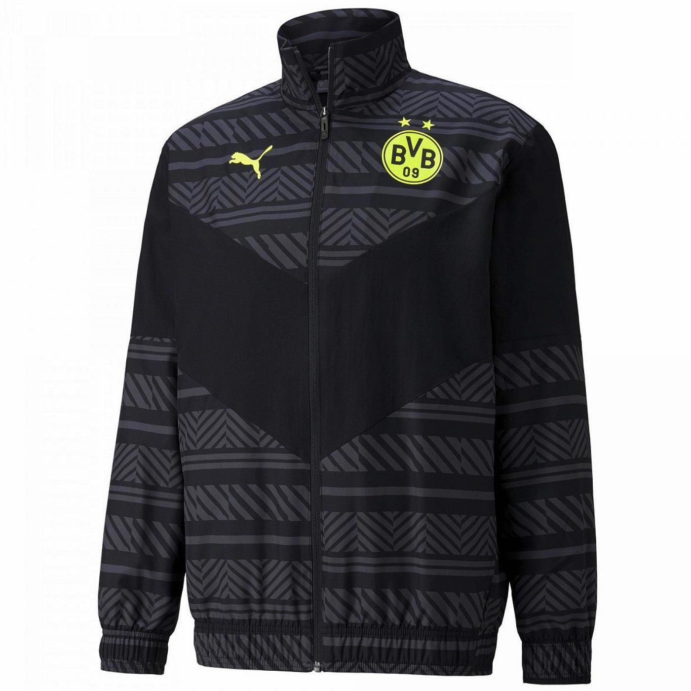 Borussia Dortmund pre-match woven presentation tracksuit 2022 - Puma Stretchable Fabric Active Ready