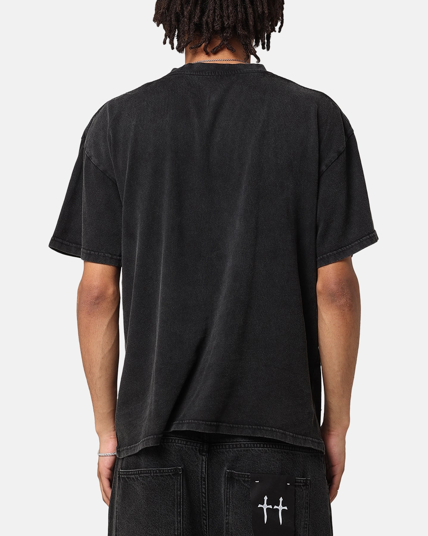 Goat Crew X House Of The Dragon Rhaenyra Vintage T-Shirt Black Acidwash Practical Wear Low Profile Silhouette