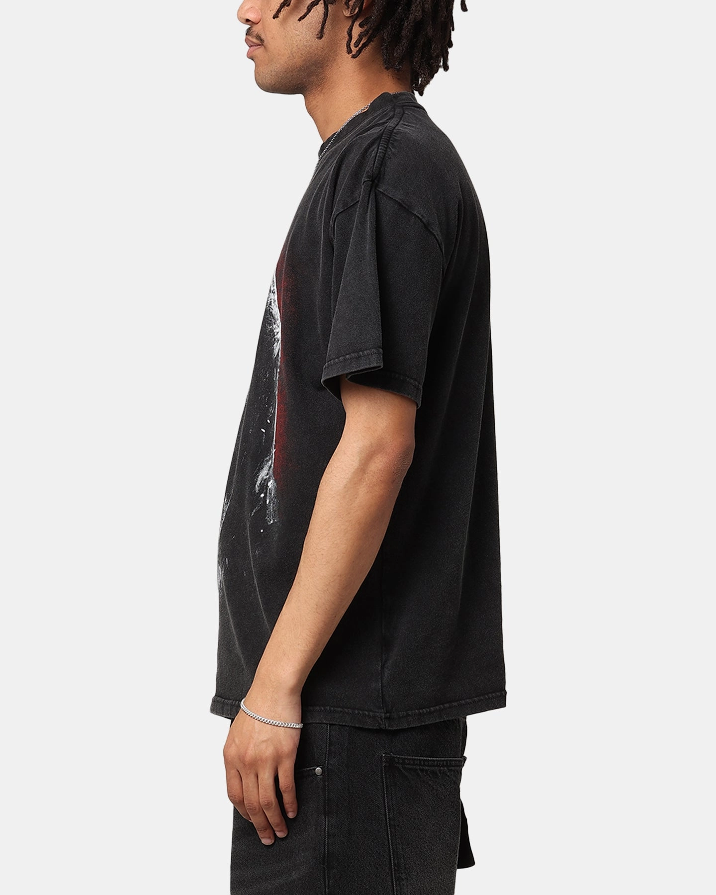 Goat Crew X House Of The Dragon Rhaenyra Vintage T-Shirt Black Acidwash Fun Style