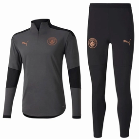 shoe venue belt Manchester City black/grey training technical tracksuit 2020/21 - Puma