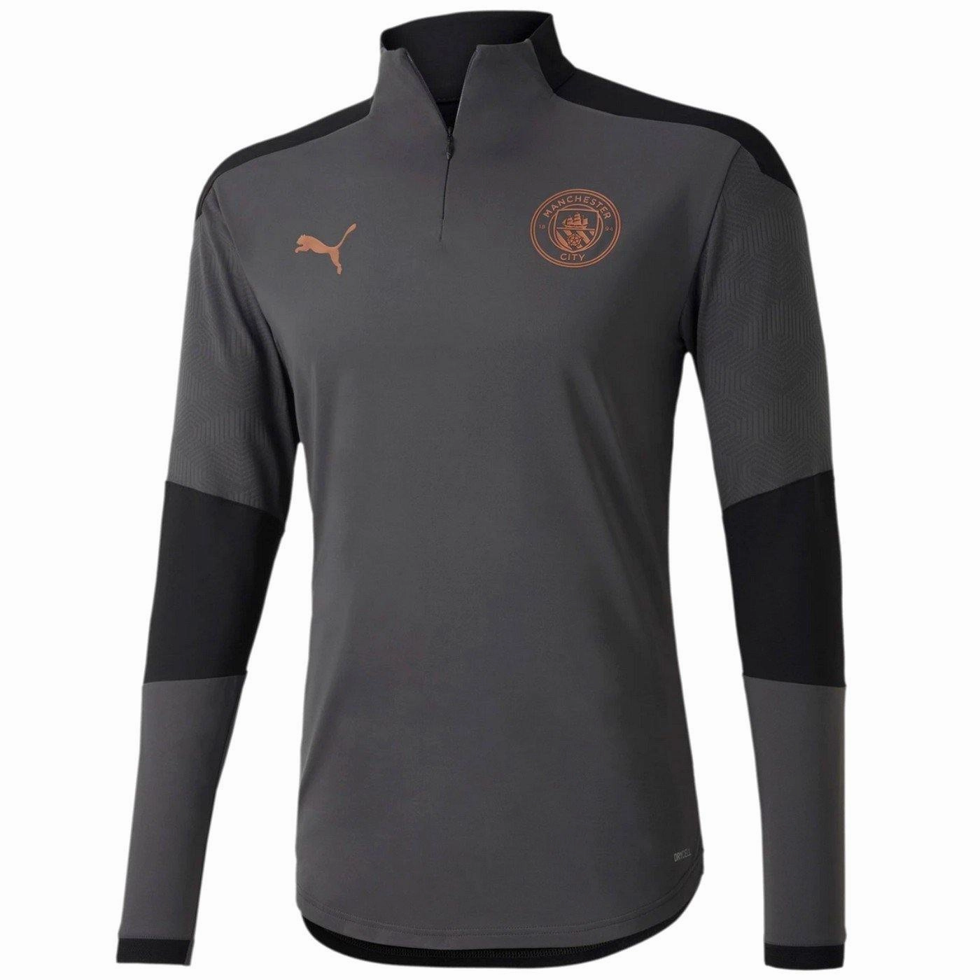 Manchester City black/grey training technical tracksuit 2020/21 - Puma Faux Fur