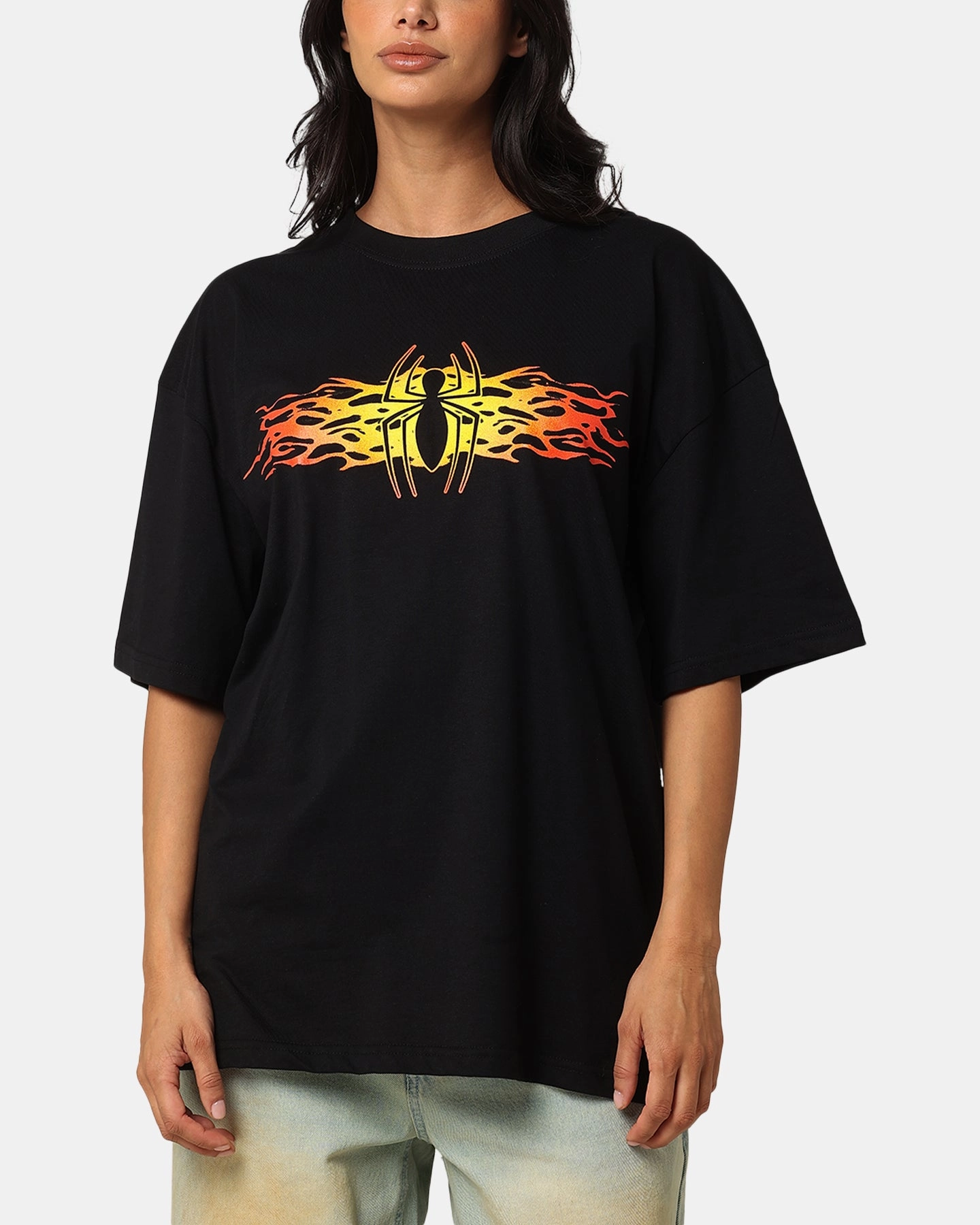 Affordable accessibility Goat Crew Marvel Spider-Man Y2K Spidey T-Shirt Black