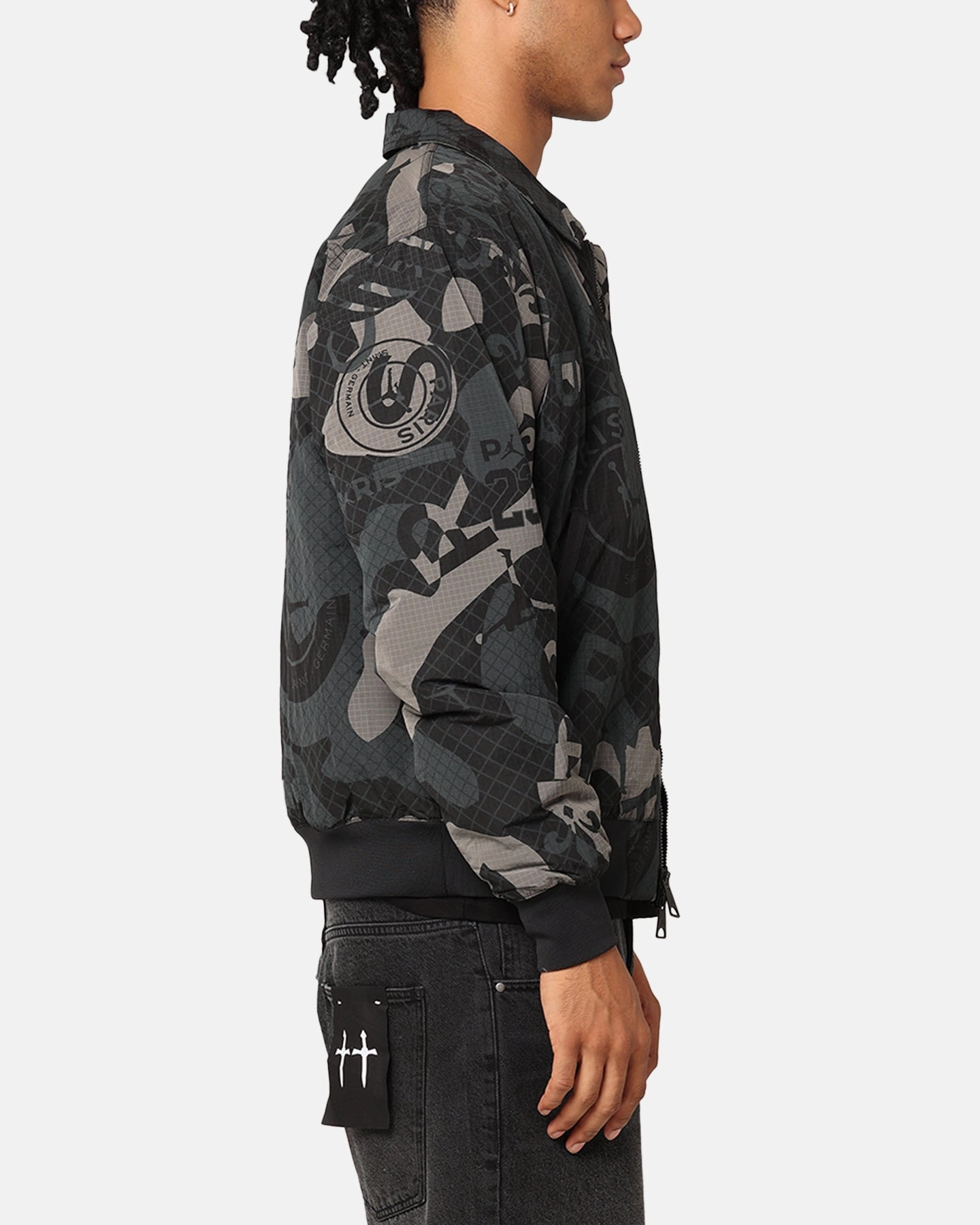 Jordan X Paris Saint-Germain Jacket Black Forest Perforated Underarm Vents