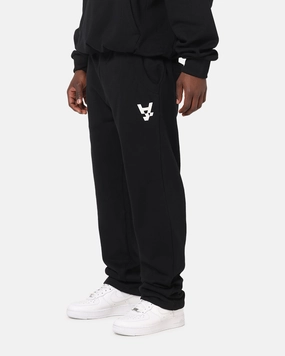 The Anti Order Reverse Logo Track Pants Black Indoor Comfort Trendy Wear