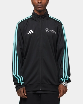 adidas x Mercedes-AMG PETRONAS Formula One F1 DNA Track Jacket Black/White Thermal Reflective Lining