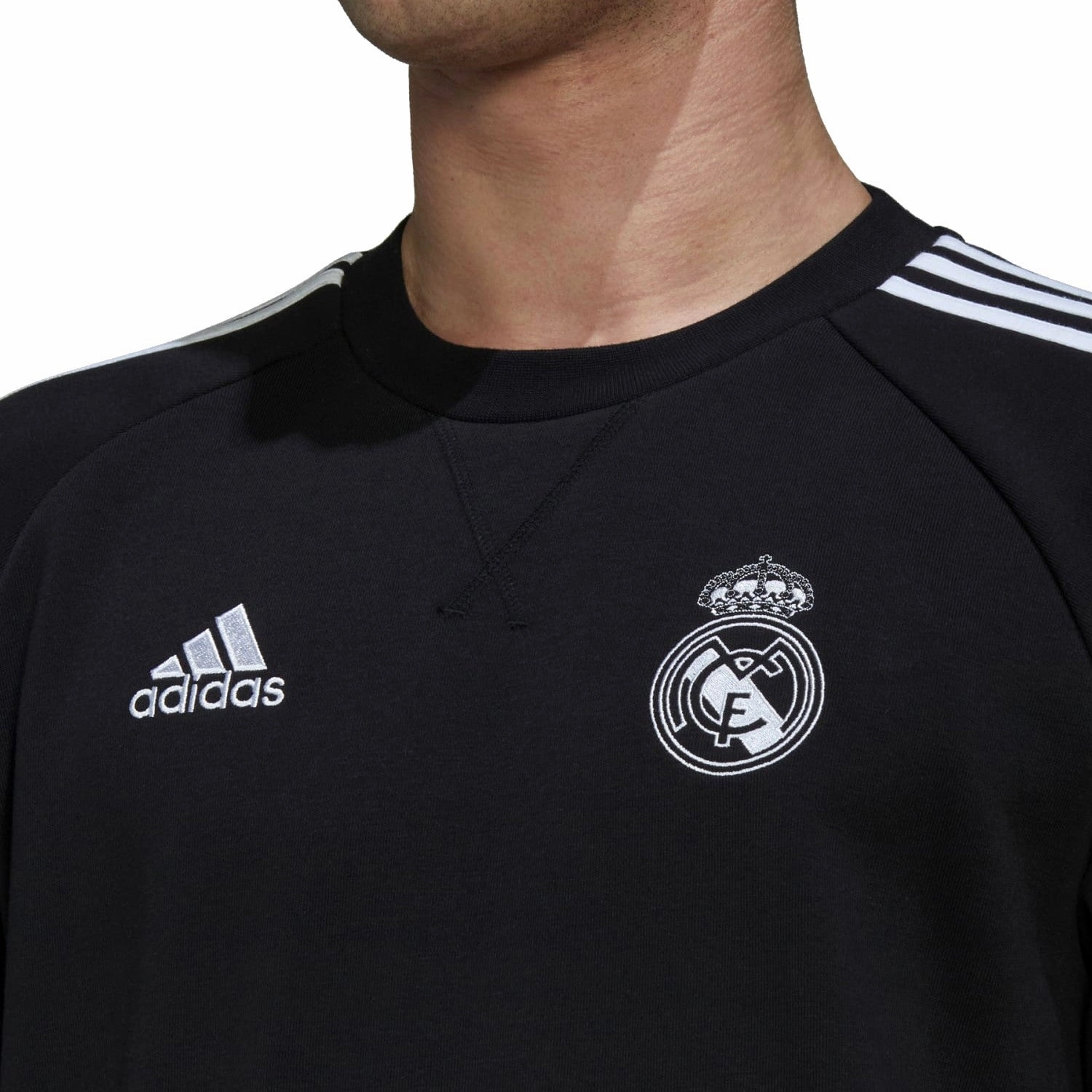 Activity-specific Real Madrid black/white training sweat Soccer tracksuit 2022/23 - Adidas