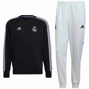 Real Madrid black/white training sweat Soccer tracksuit 2022/23 - Adidas HighCompressionZones