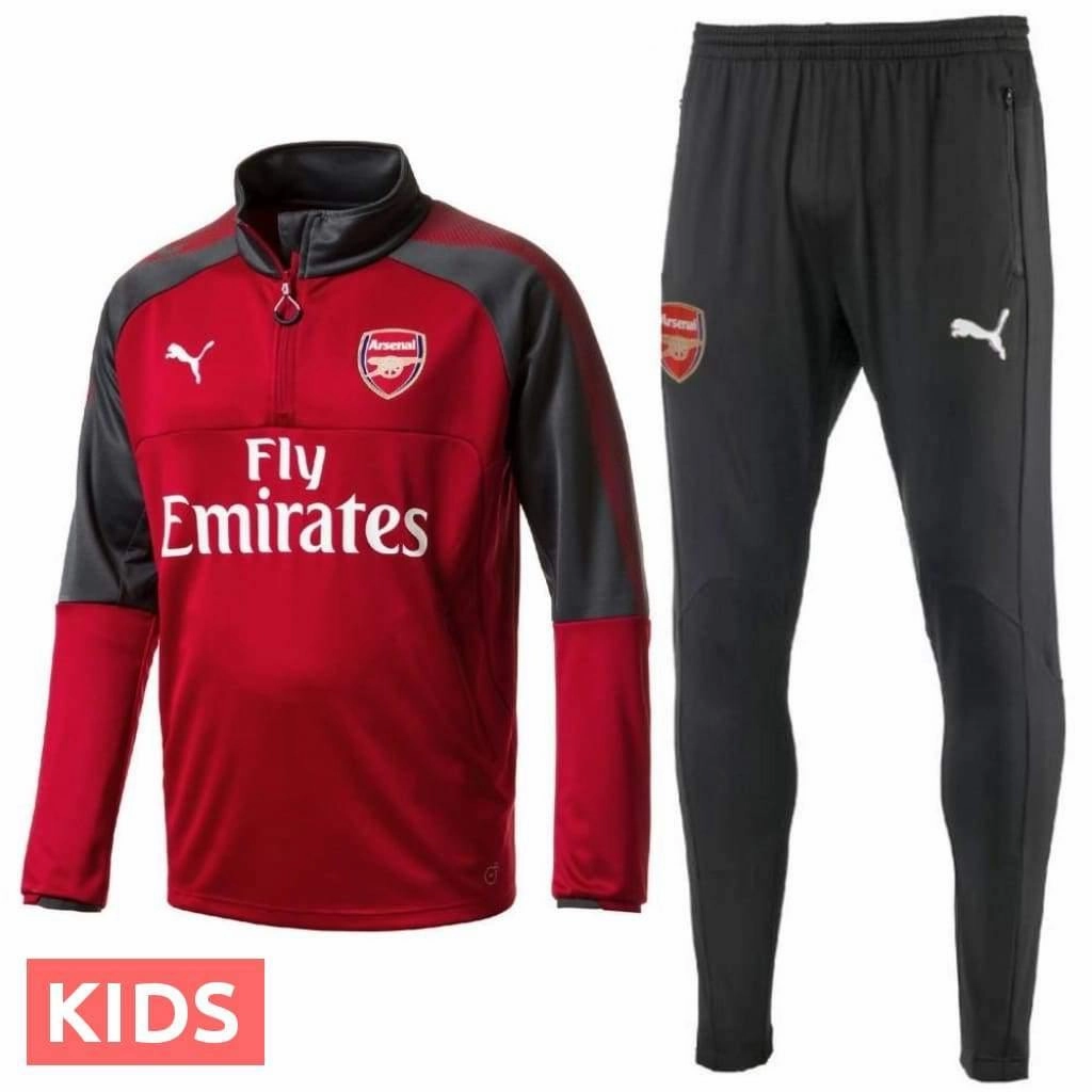tencel Kids - Arsenal Fc Technical Training Soccer Tracksuit 2017/18 - Puma
