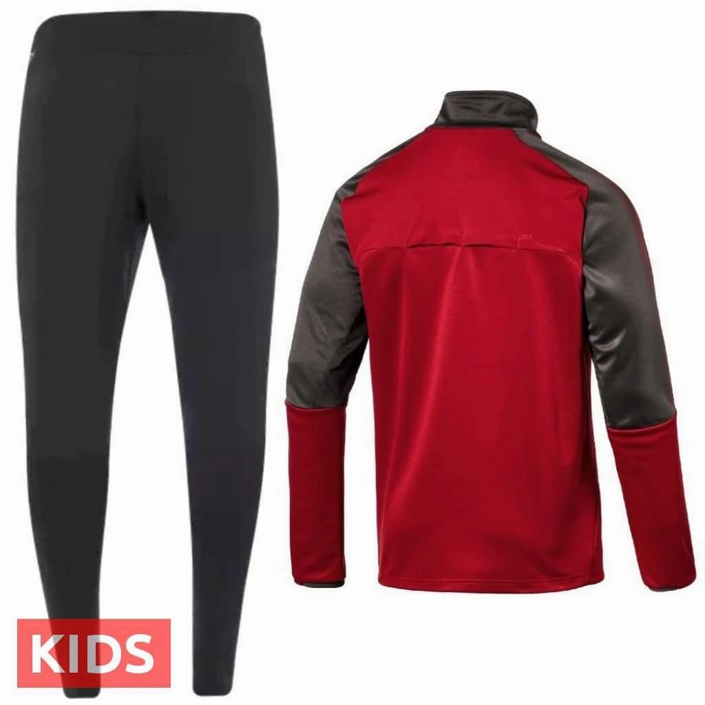 Comfortable Activewear Anti Odor Treatment Kids - Arsenal Fc Technical Training Soccer Tracksuit 2017/18 - Puma