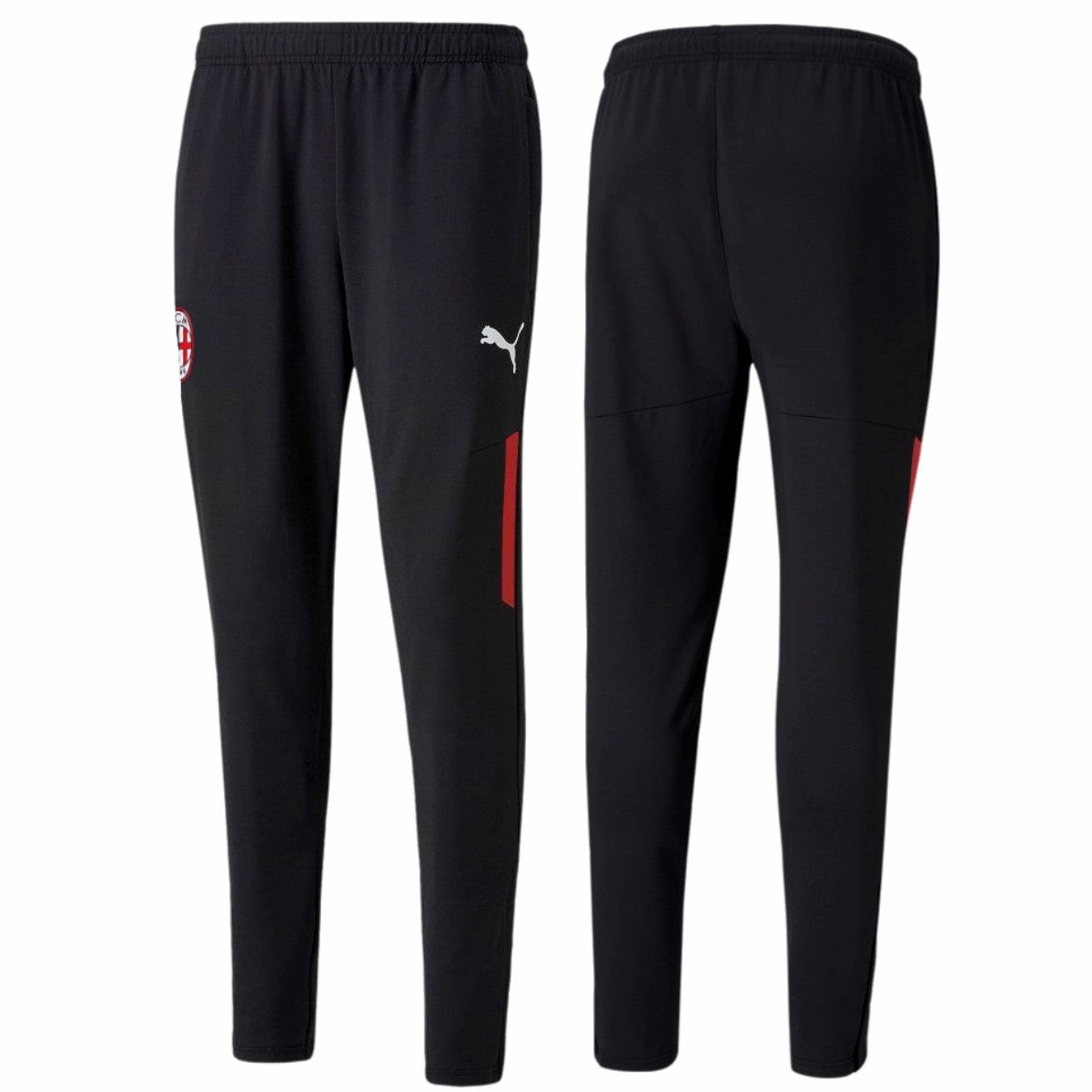 AC Milan soccer black training bench tracksuit 2021/22 - Puma water park