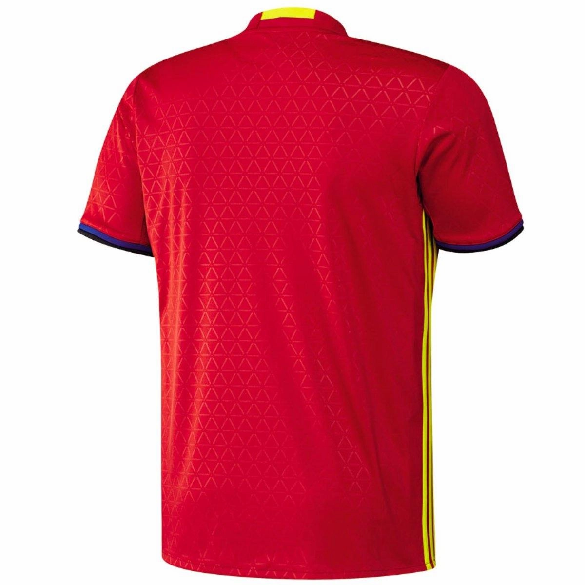 Spain national team Home soccer jersey 2016/17 - Adidas User-Friendly stretchy fabric