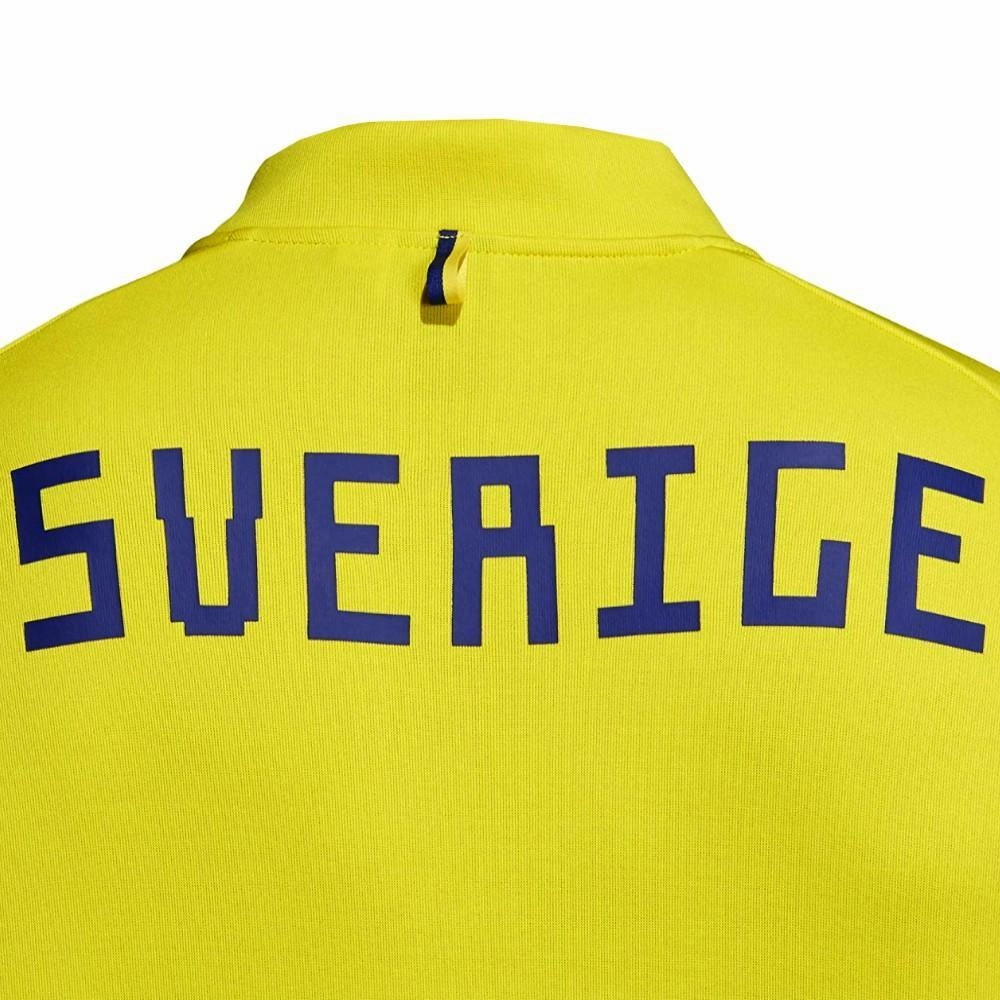 Sweden soccer Anthem presentation jacket 2018/19 - Adidas High Flexibility NonSlipInnerLayer