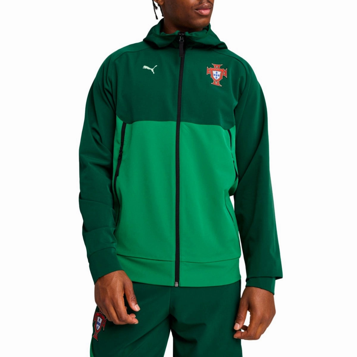 Portugal PumaTech presentation soccer tracksuit 2025/26 - Puma AbrasionResistant Reinforced Zones