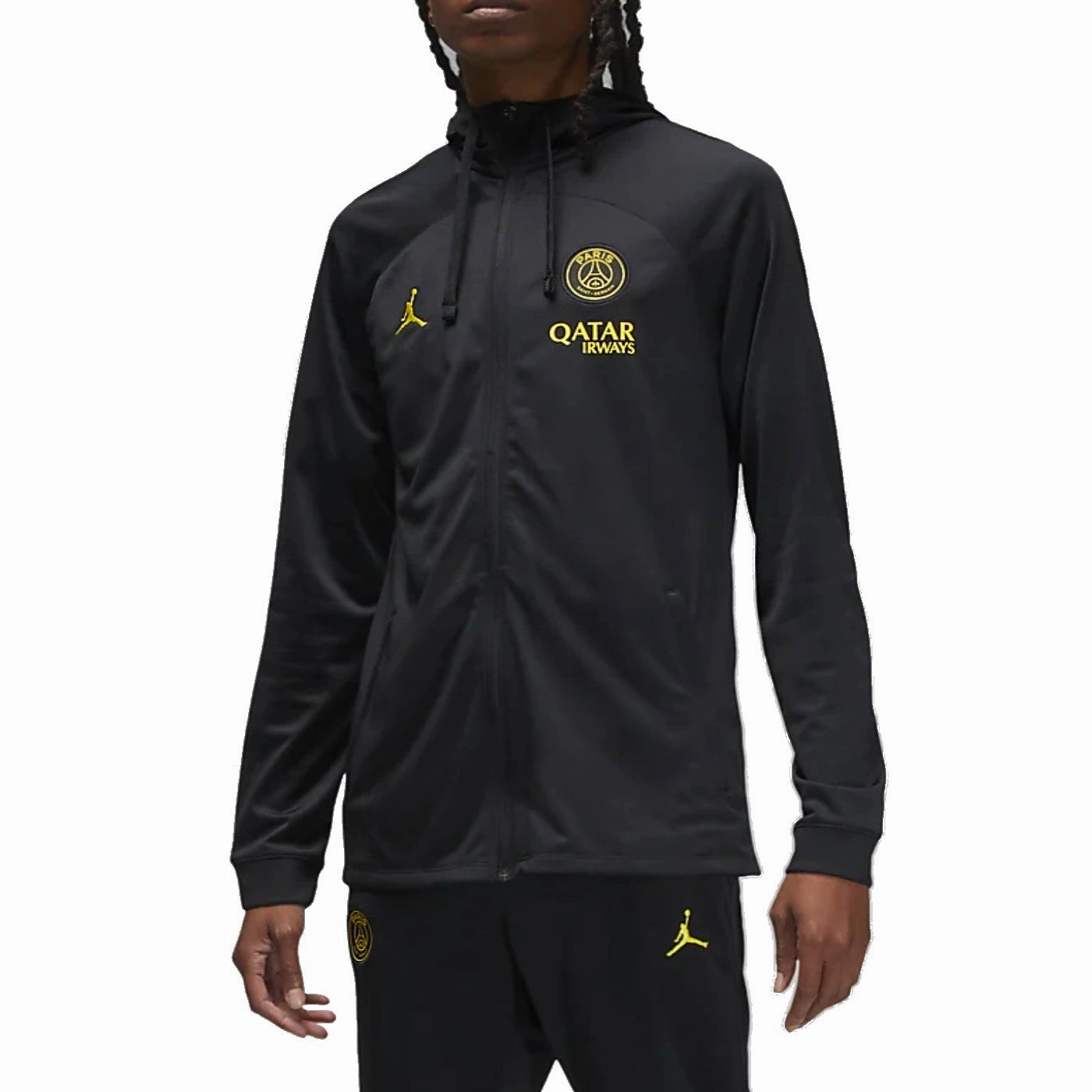 Jordan x PSG Soccer 4th training presentation tracksuit 2023 - Jordan NonIrritating Seams advertising
