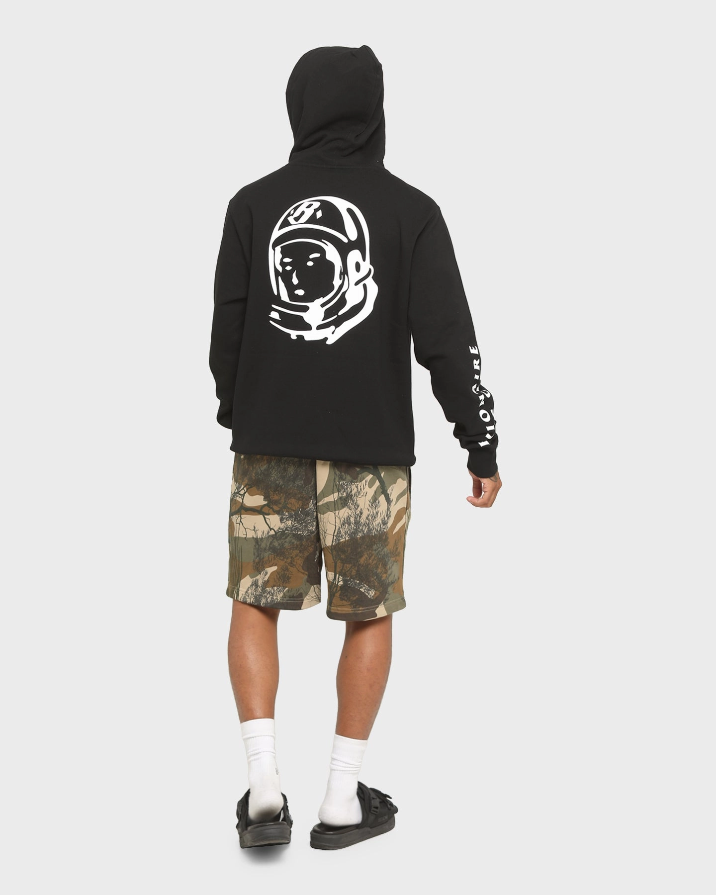 Billionaire Boys Club BB Letters Hoodie Black Beauty Noise Reducing Zippers
